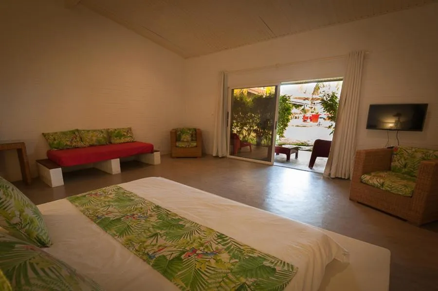 Garden view, Bed in Hotel Coucoue Lodge