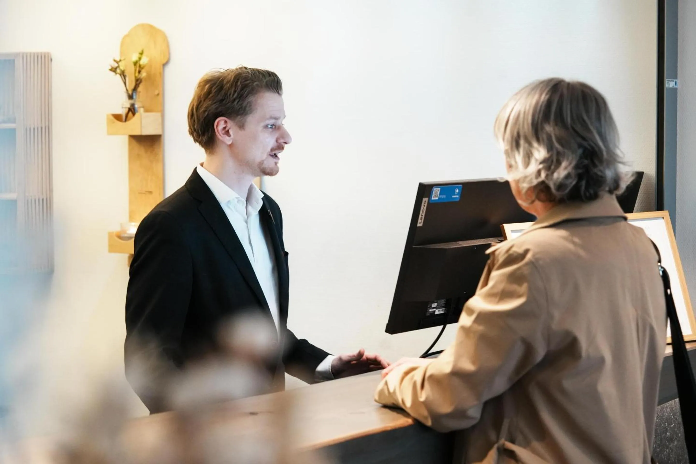 Lobby or reception in Hotel Juelsminde Strand