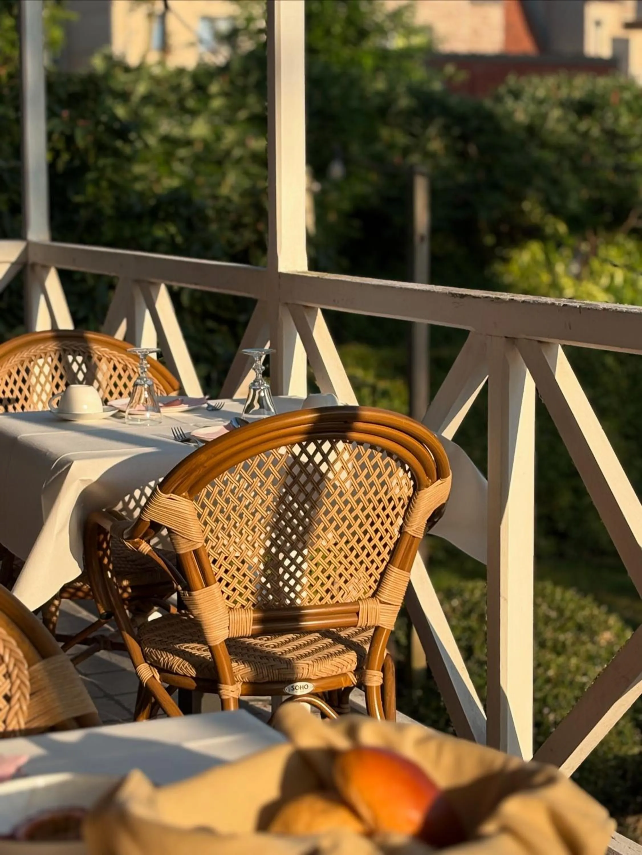 Balcony/Terrace in B&B 't Kasteel & 't Koetshuys