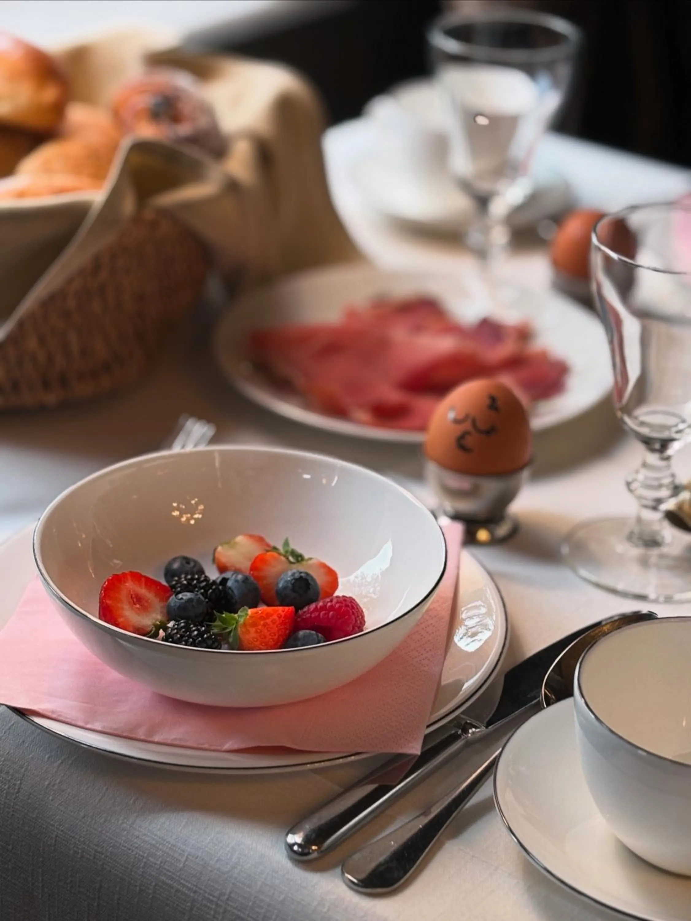 Continental breakfast in B&B 't Kasteel & 't Koetshuys