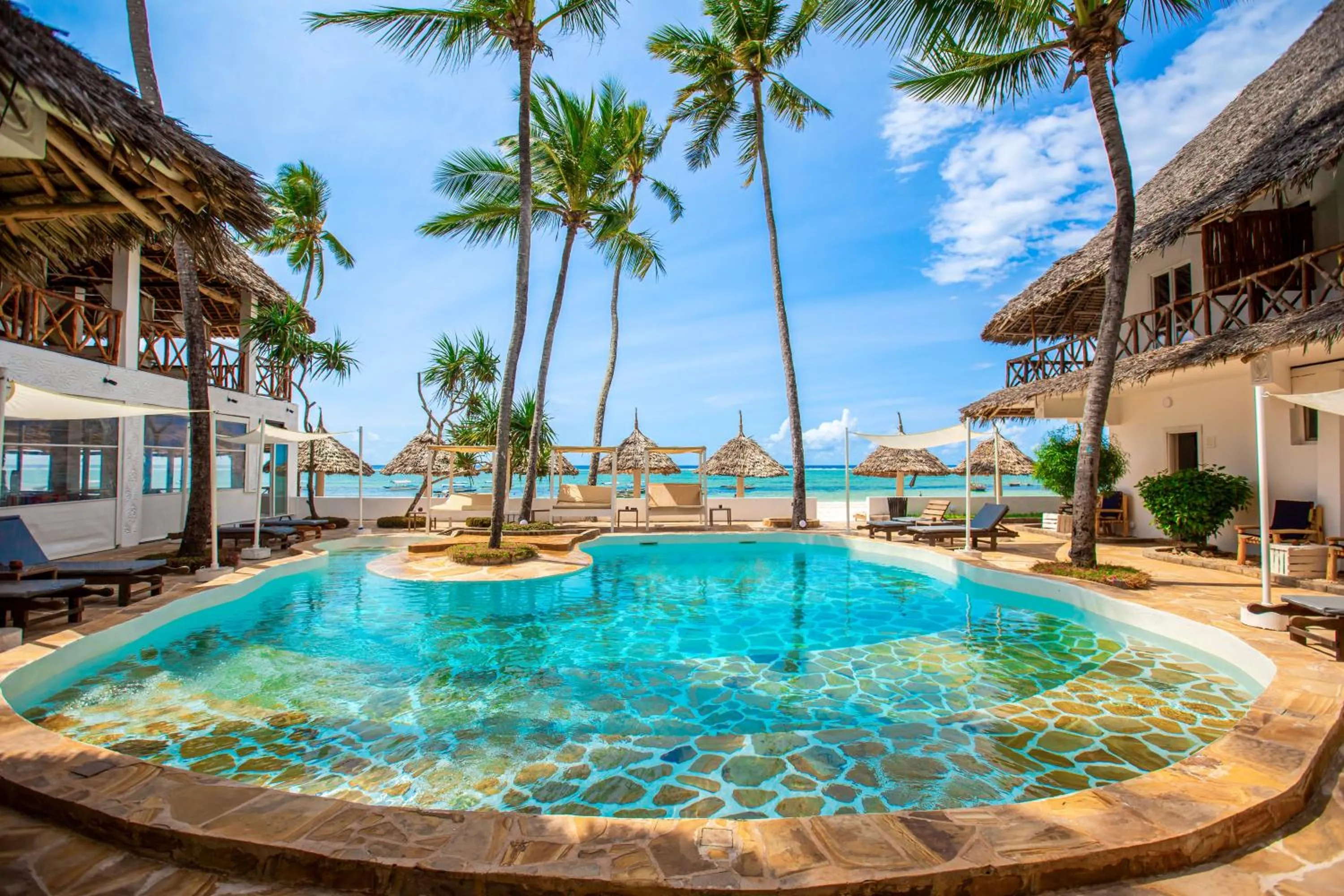 Swimming pool in AHG Dream's Bay Beach Hotel - Adults Only