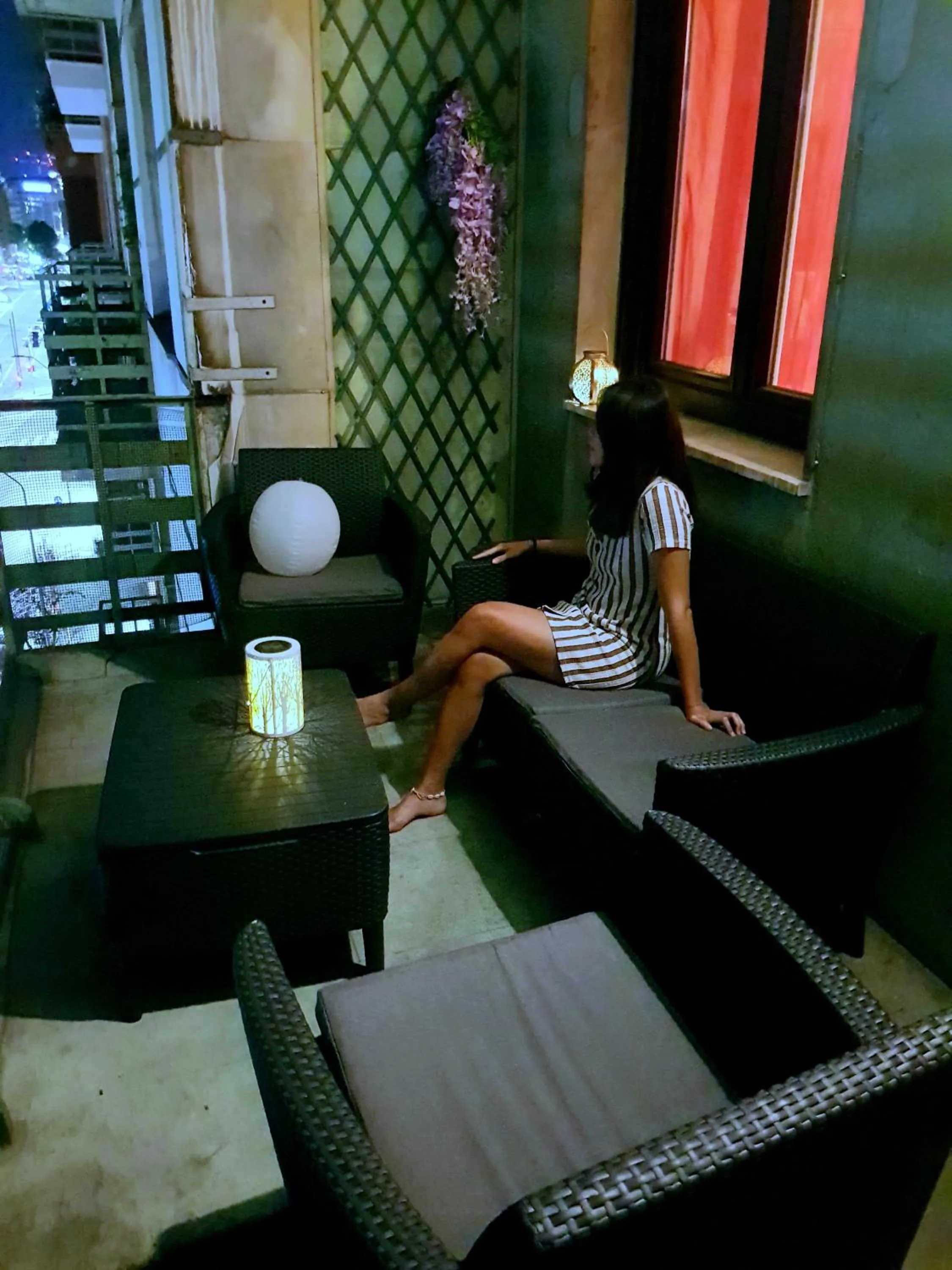 Garden view in Central Hostel Milano