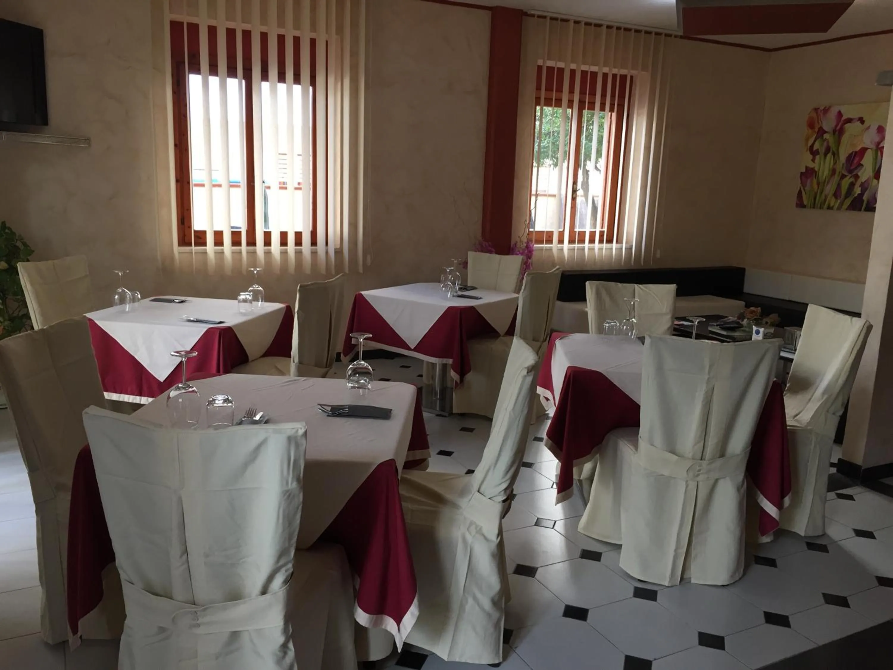 Dining area in Hotel Barbieri