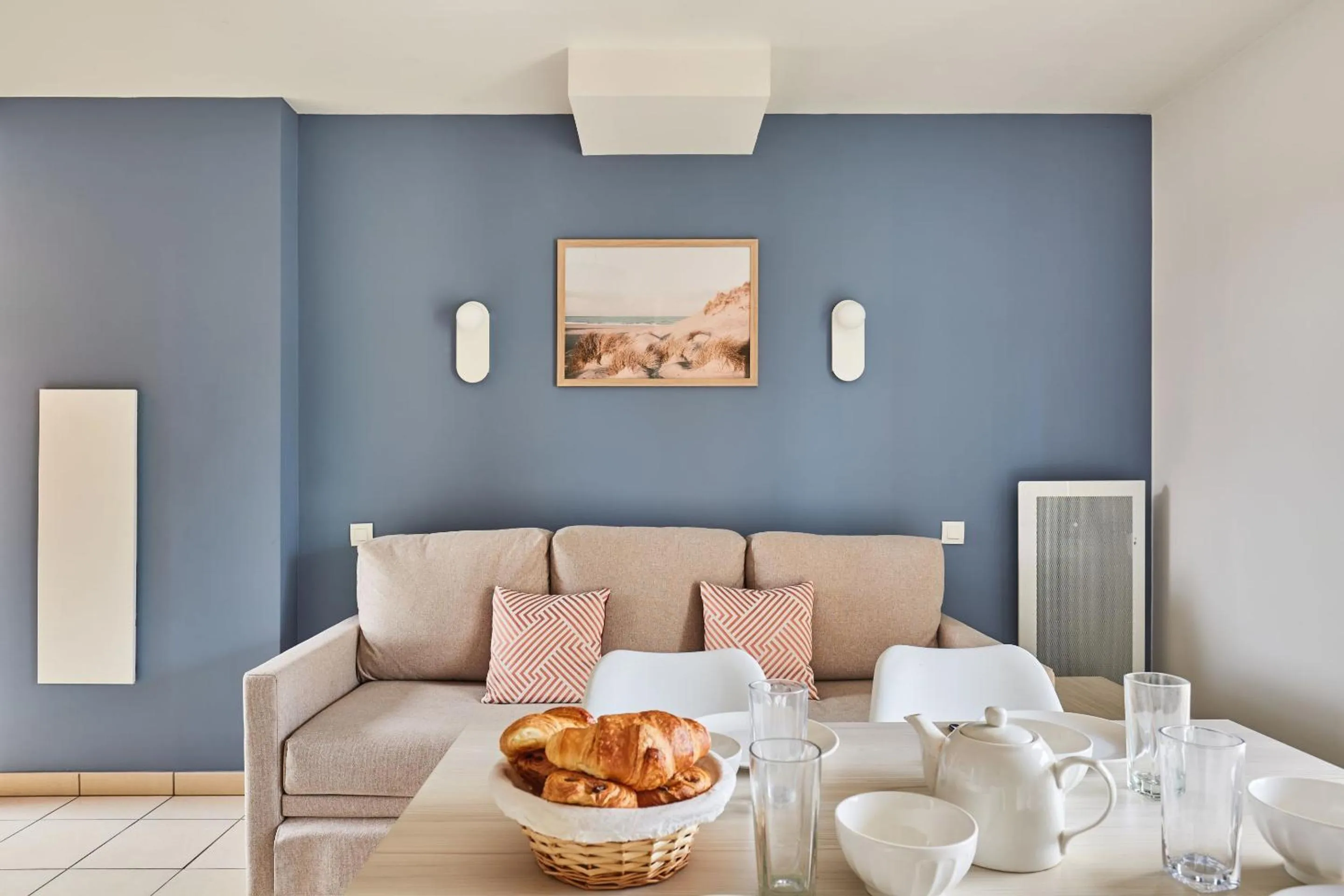 Seating area in Résidence Odalys Le Mas des Flamants