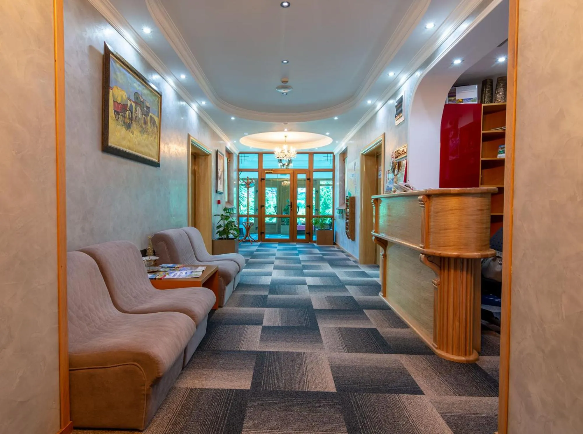 Lobby or reception in Ski Hotel