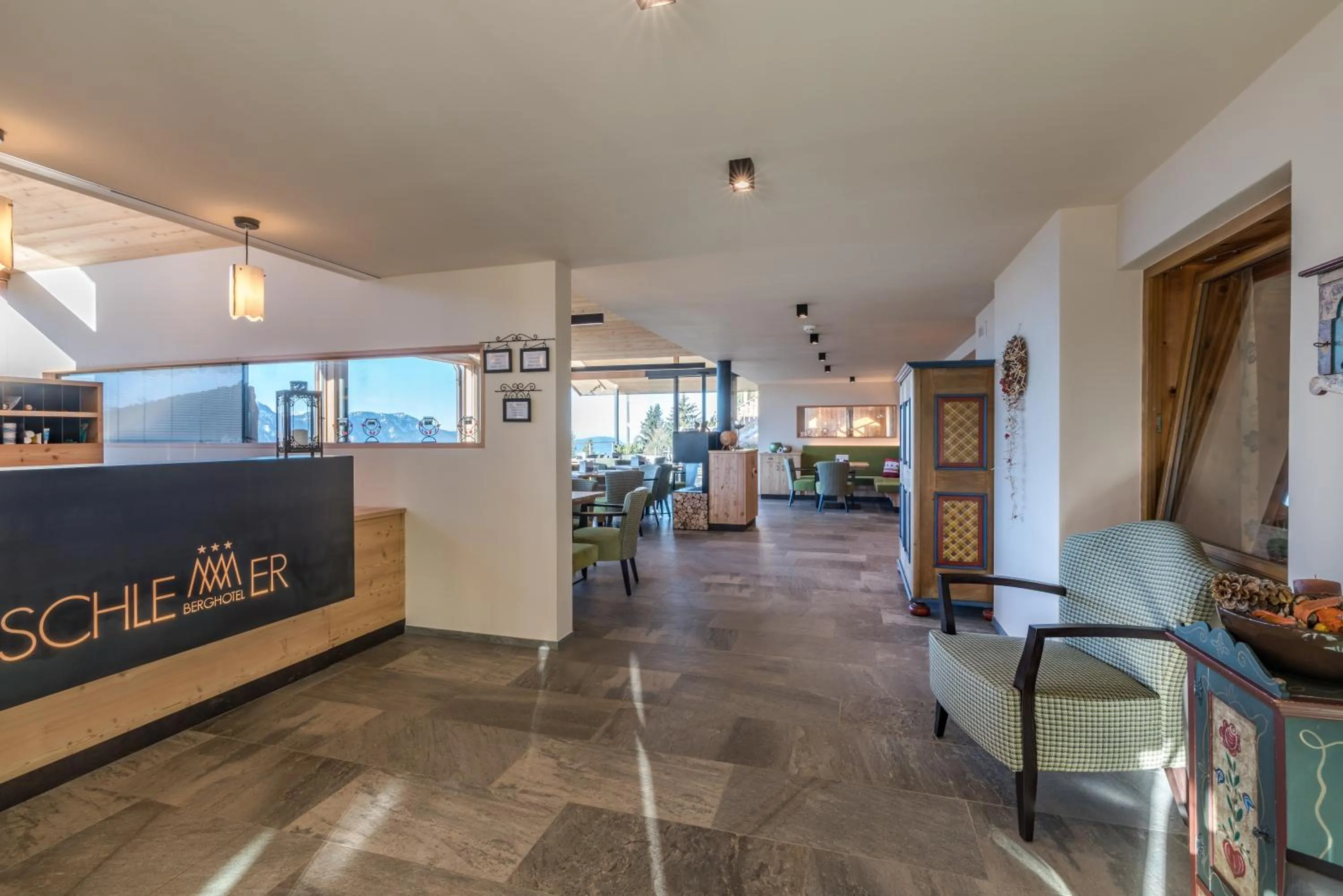 Lobby or reception in Berghotel Schlemmer