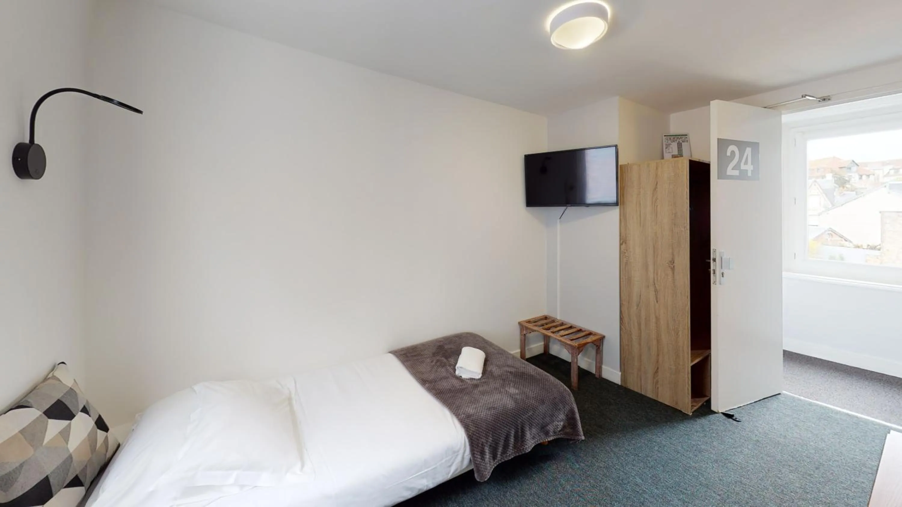 Bed in Hôtel L'Estran