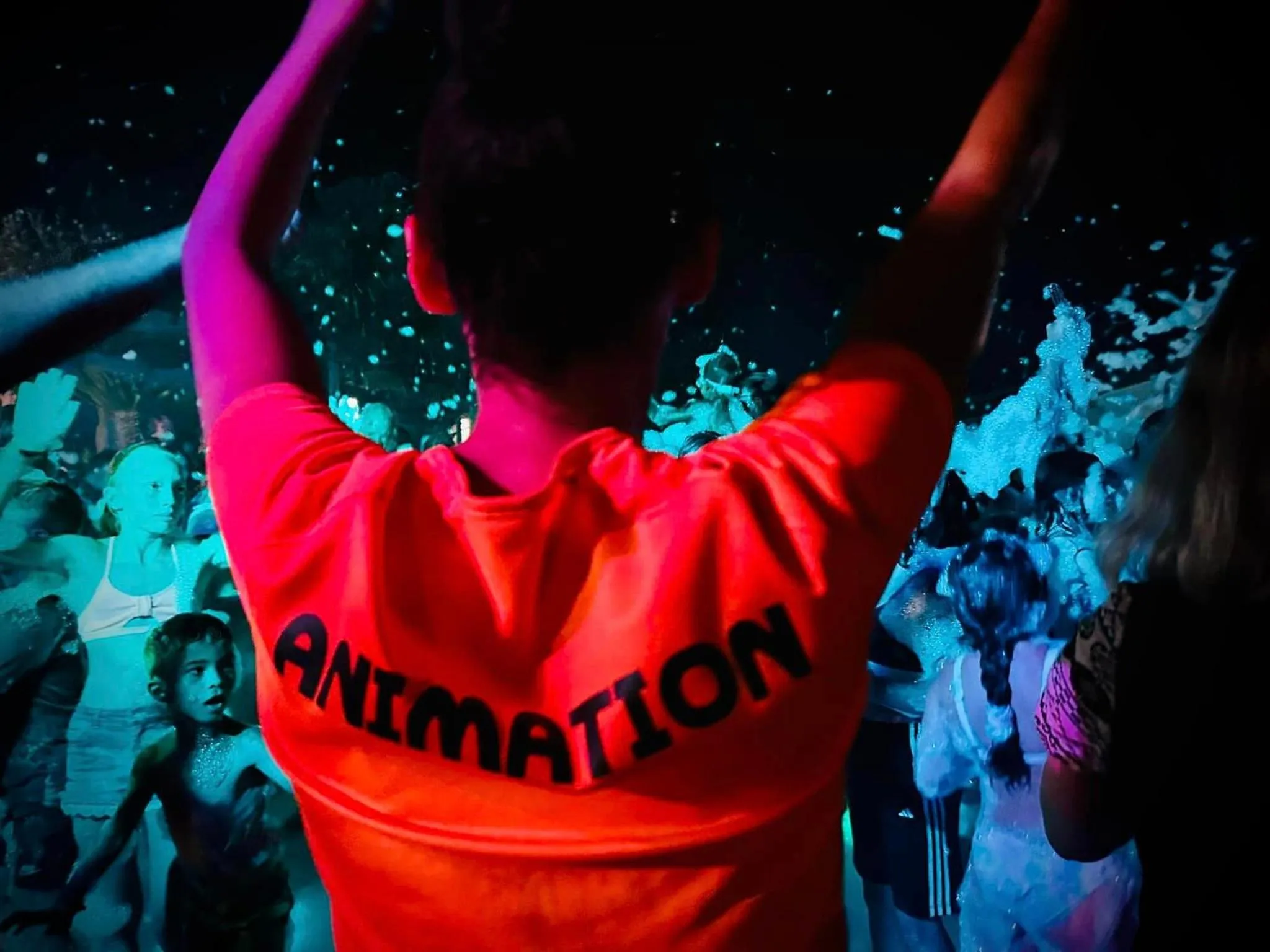 Evening entertainment in Residence La Palmeraie