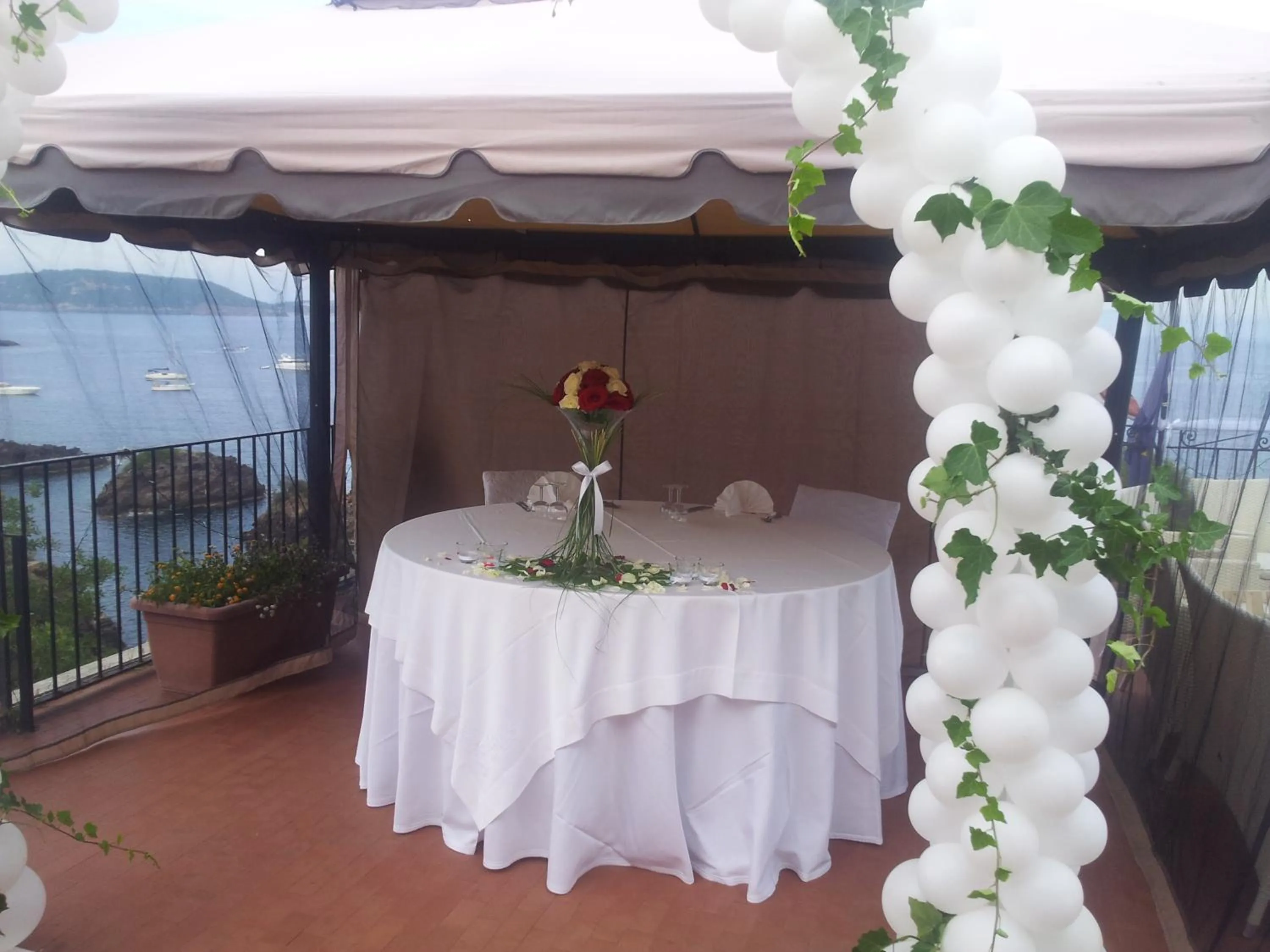 Decorative detail in Hotel La Ninfea