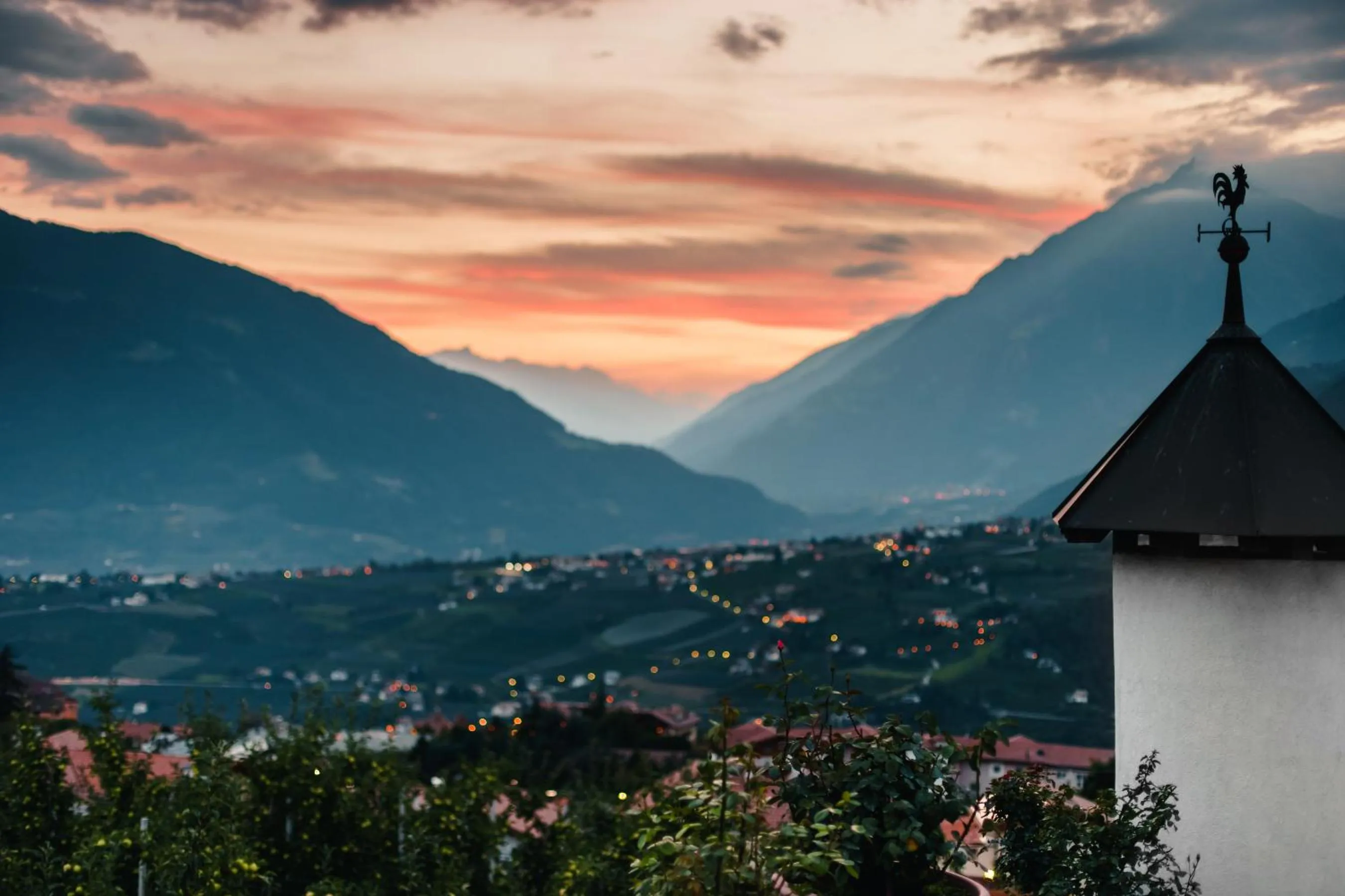 Sunset in Oliven- & Genusshotel Hirzer