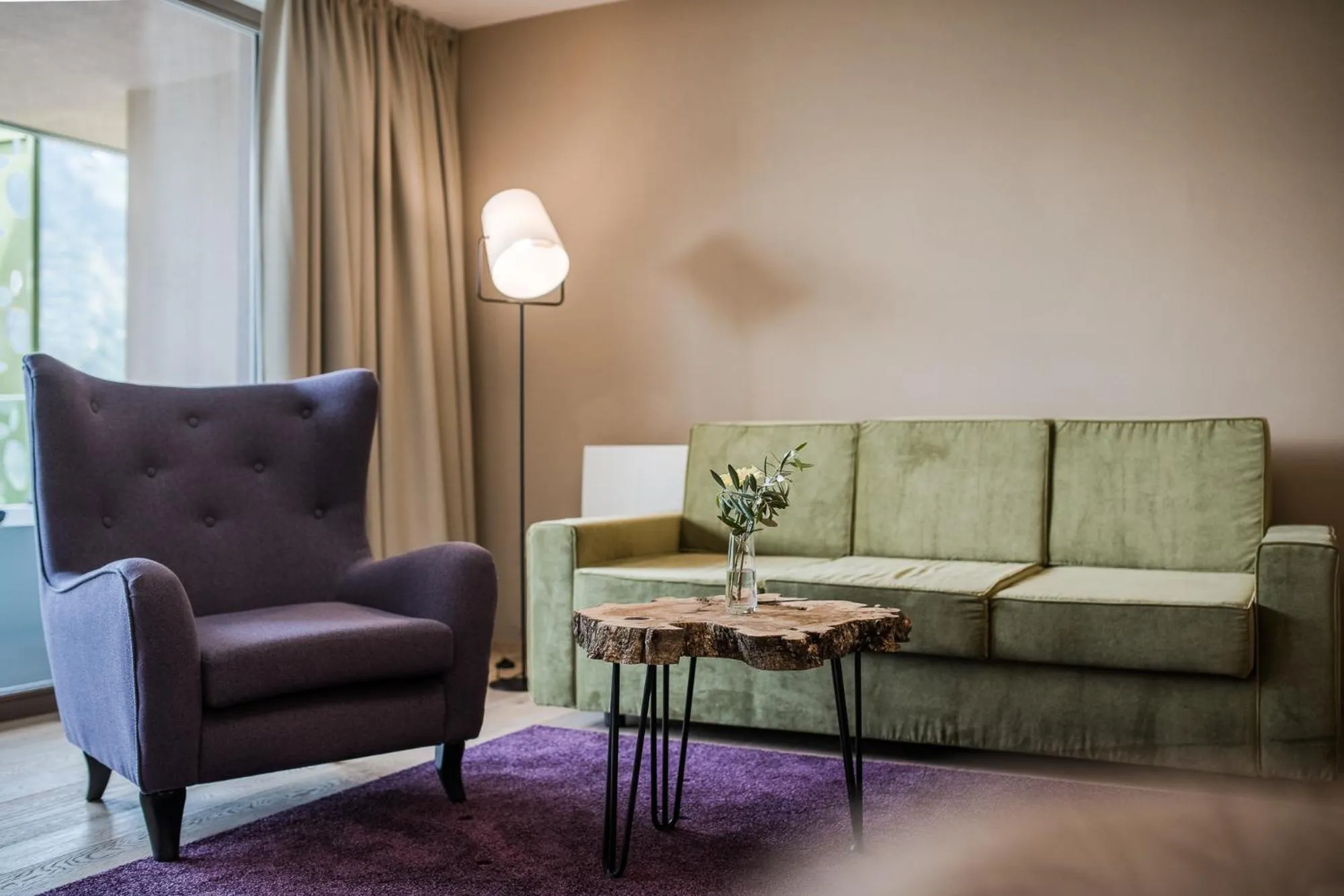 Living room in Oliven- & Genusshotel Hirzer