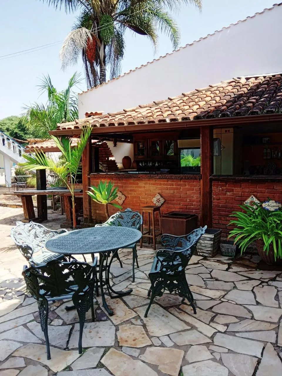 Patio in Hotel Serra Vista