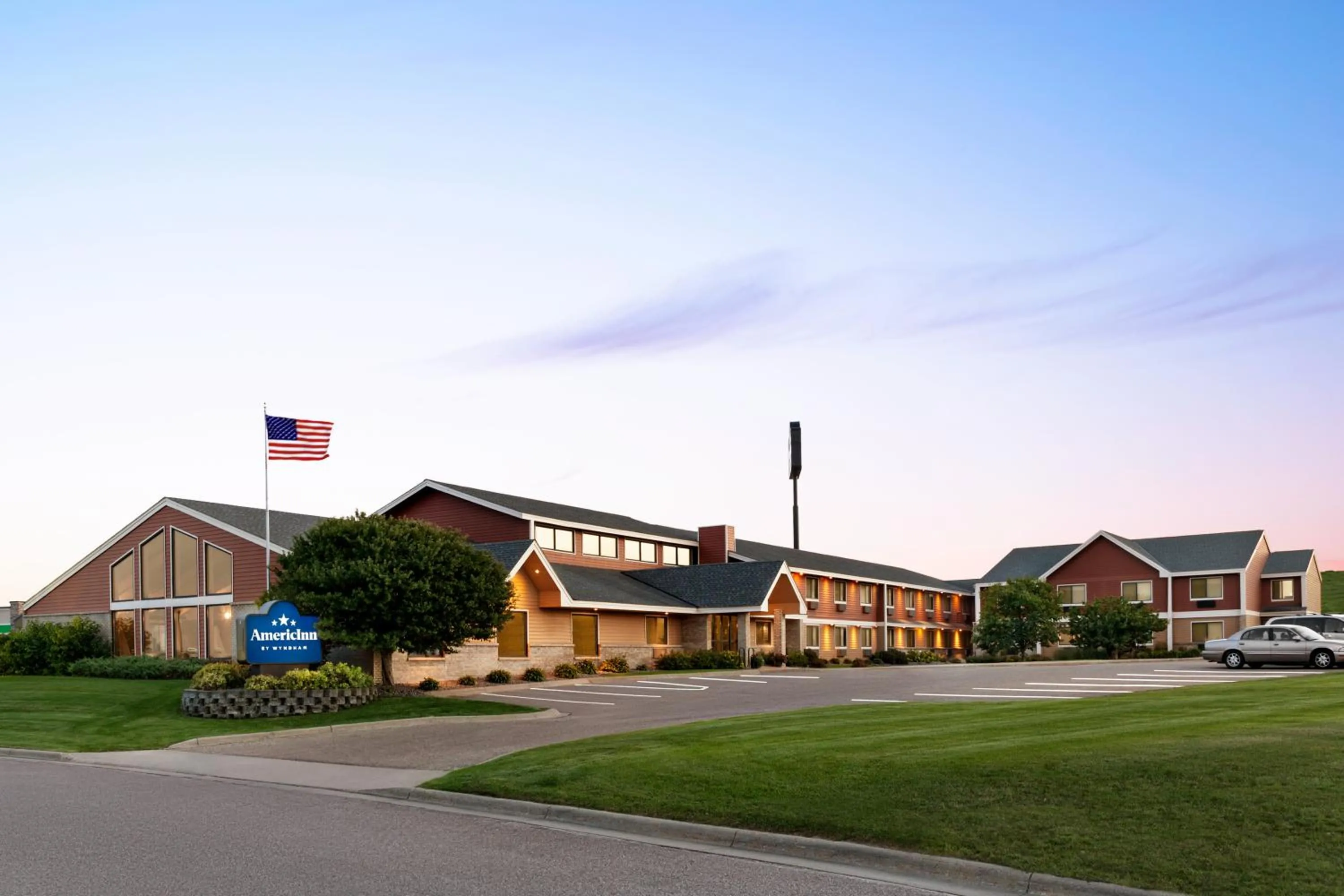 Property building in AmericInn by Wyndham Sauk Centre