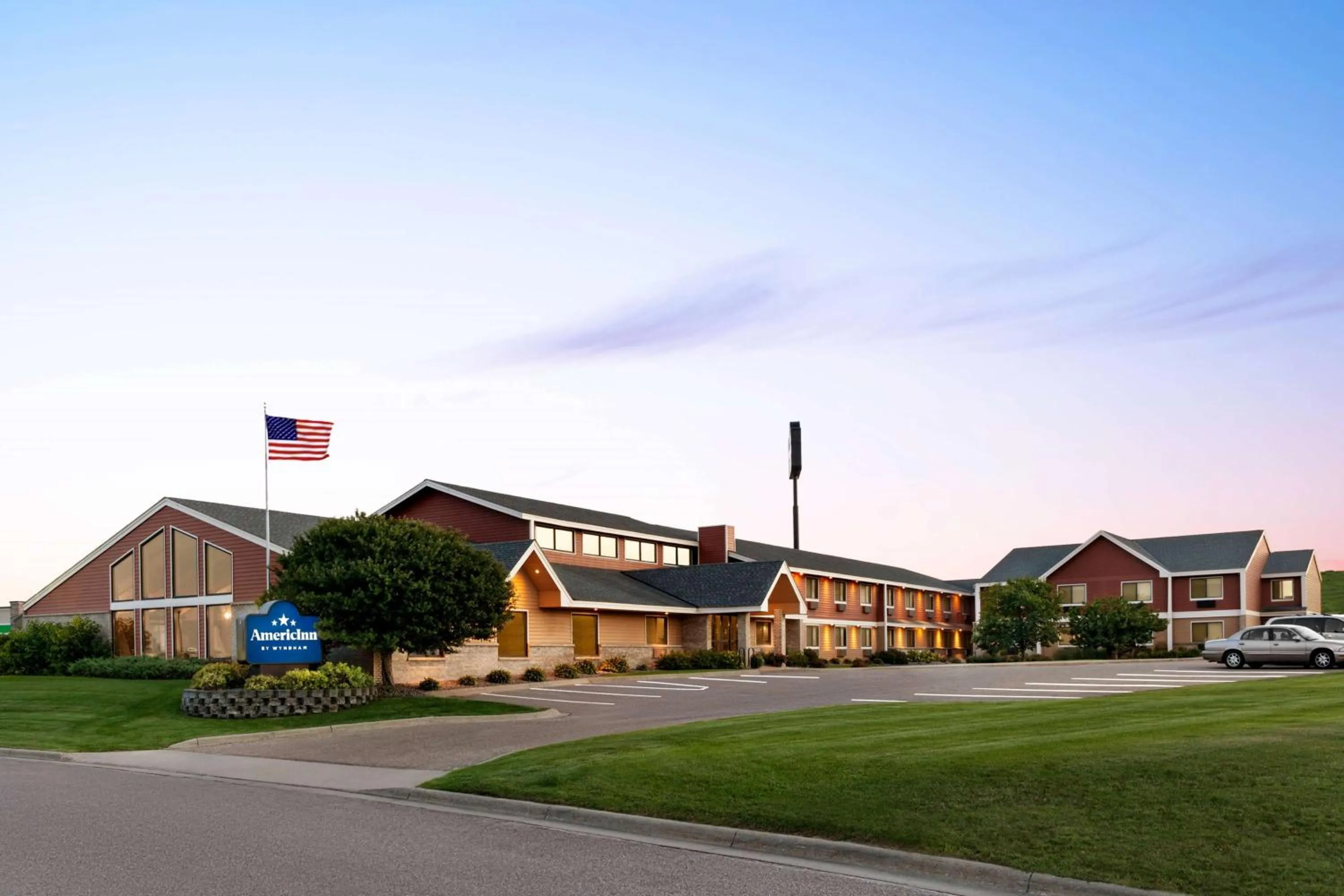 Property building in AmericInn by Wyndham Sauk Centre
