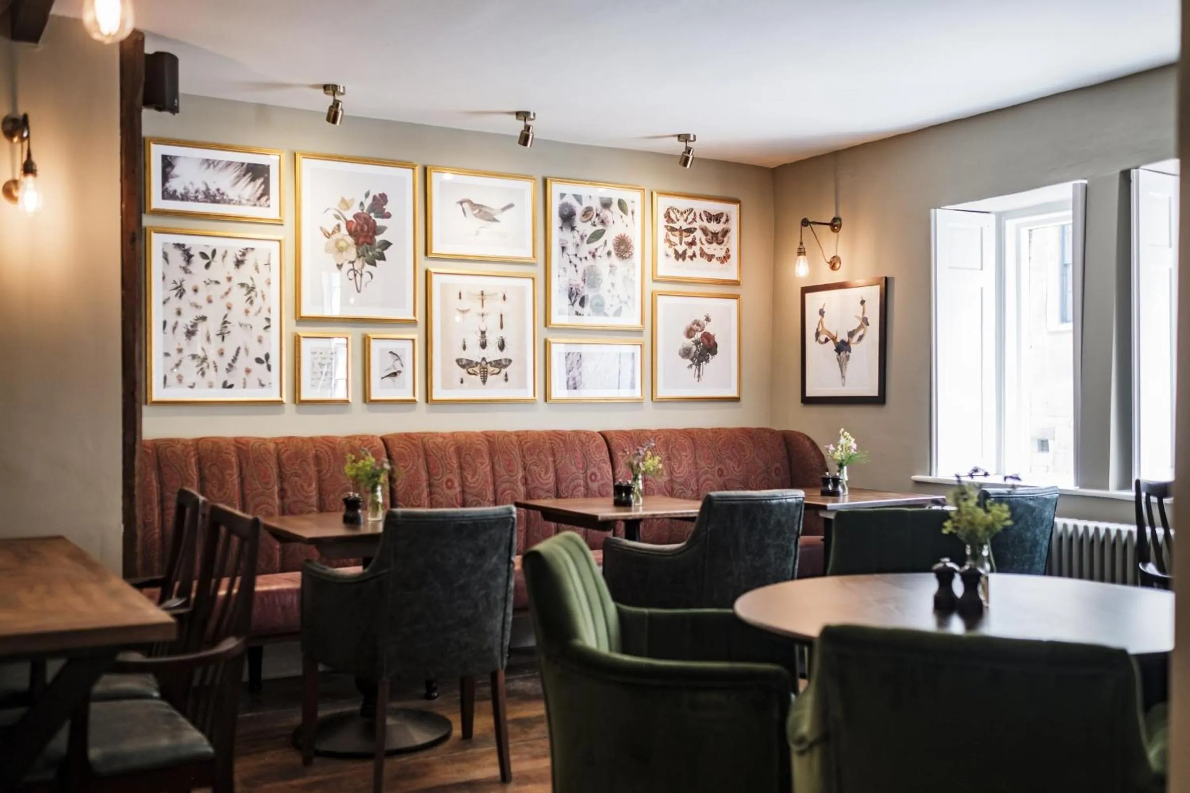 Dining area in The Methuen Arms