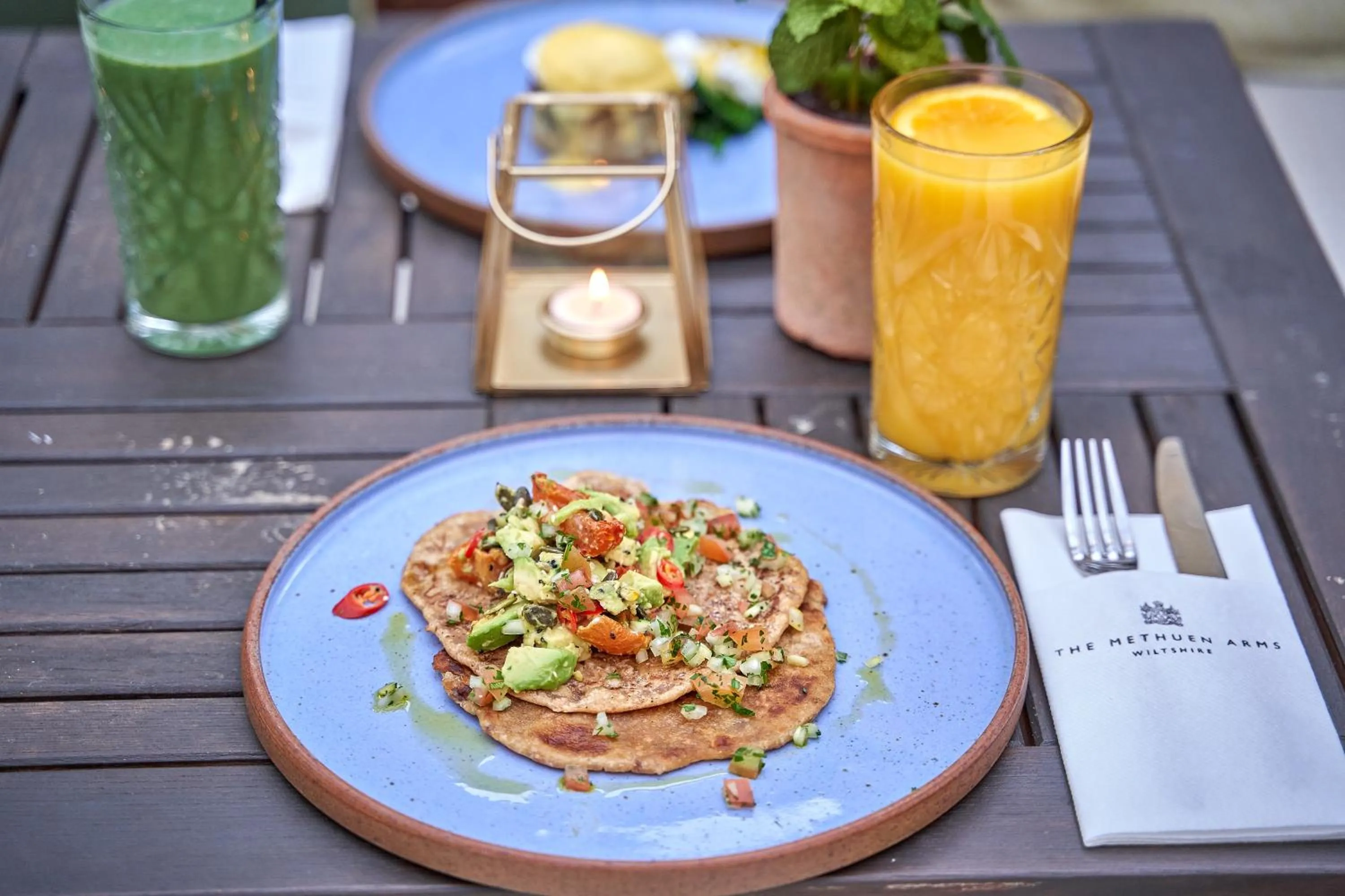 Food close-up in The Methuen Arms