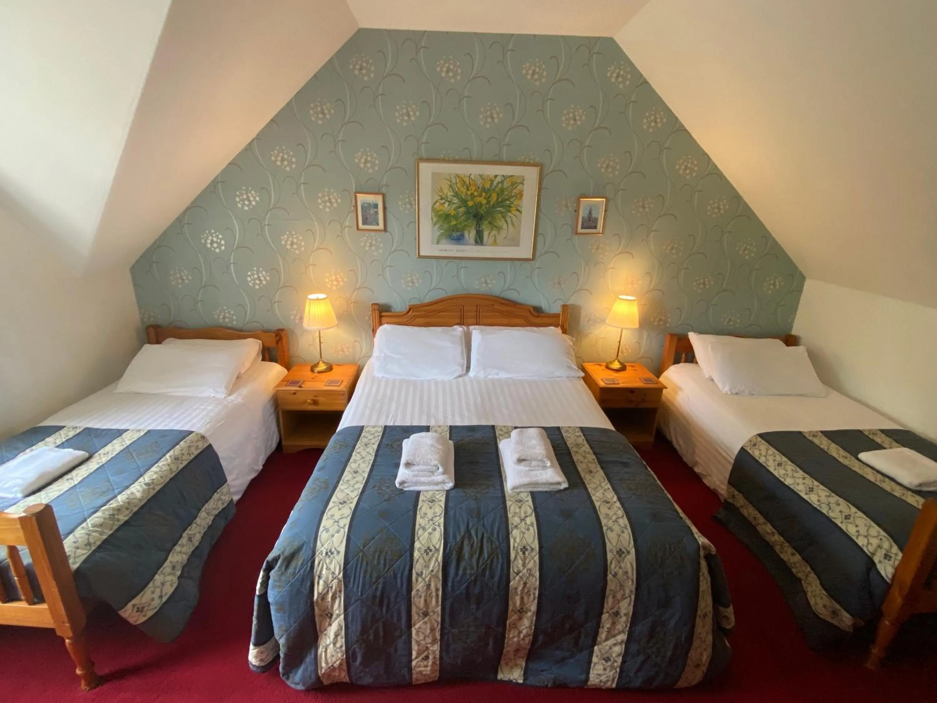 Bed in Glenan Lodge Self Catering