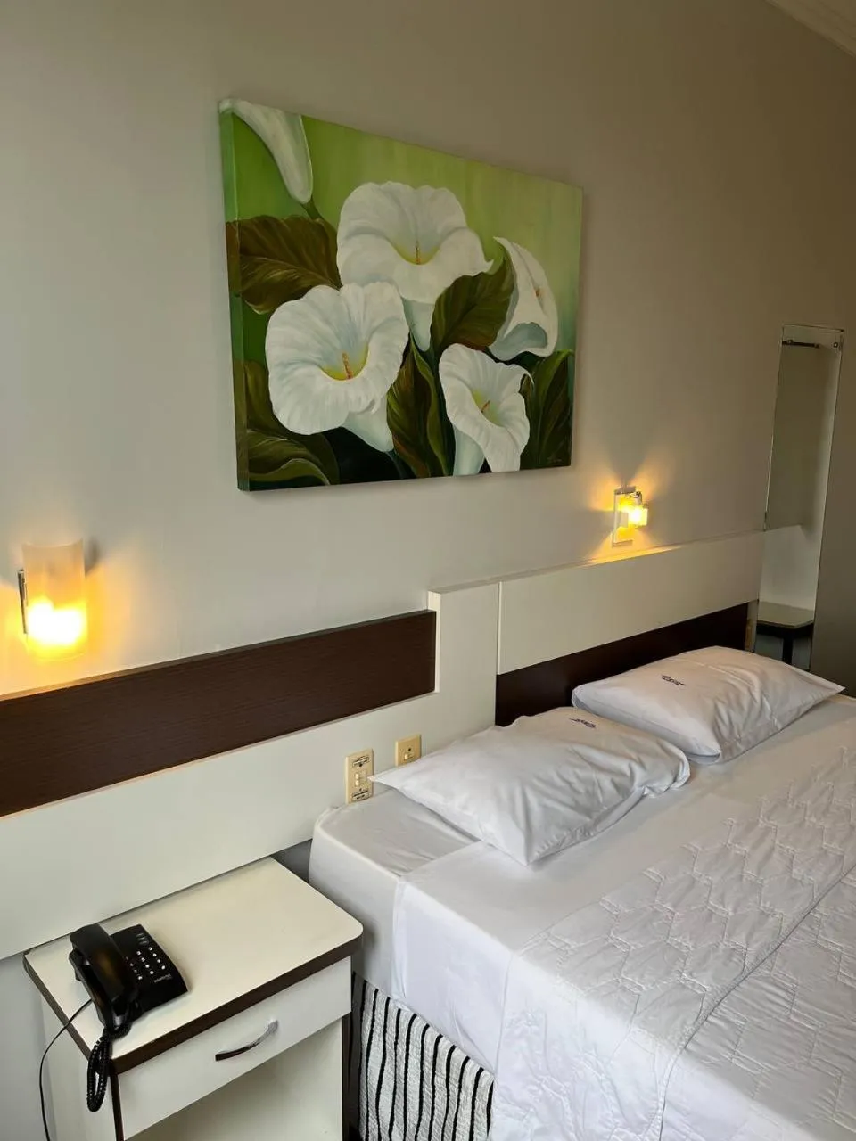 Bedroom, Bed in Oscar Palace Hotel - Centro de Tubarão