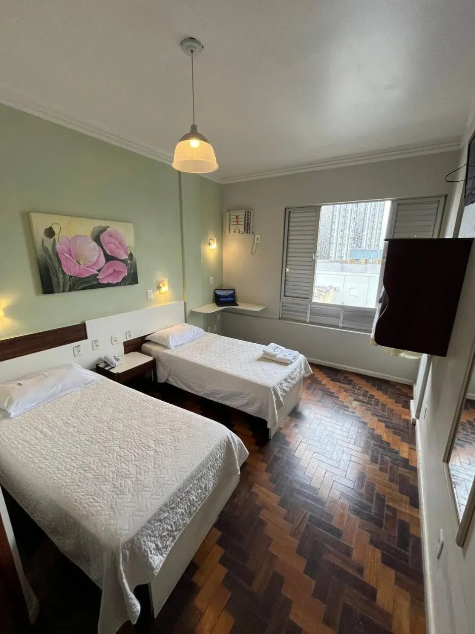 Bed in Oscar Palace Hotel - Centro de Tubarão