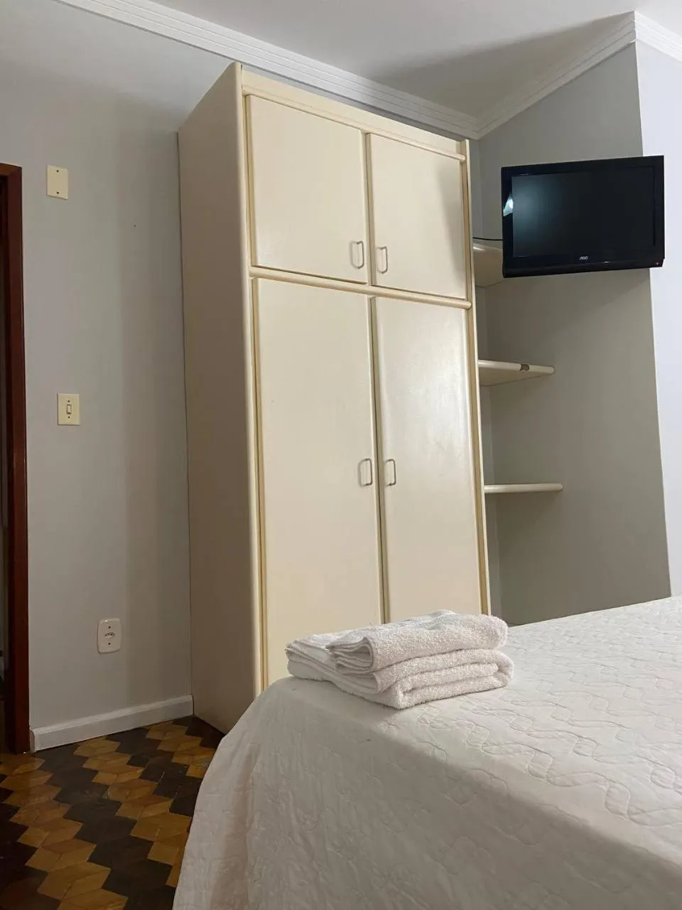 Bed in Oscar Palace Hotel - Centro de Tubarão