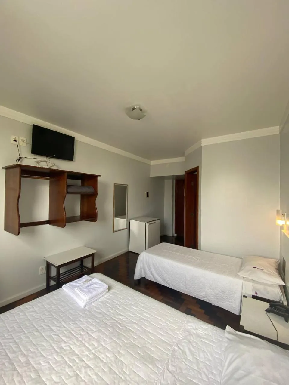 Bed in Oscar Palace Hotel - Centro de Tubarão