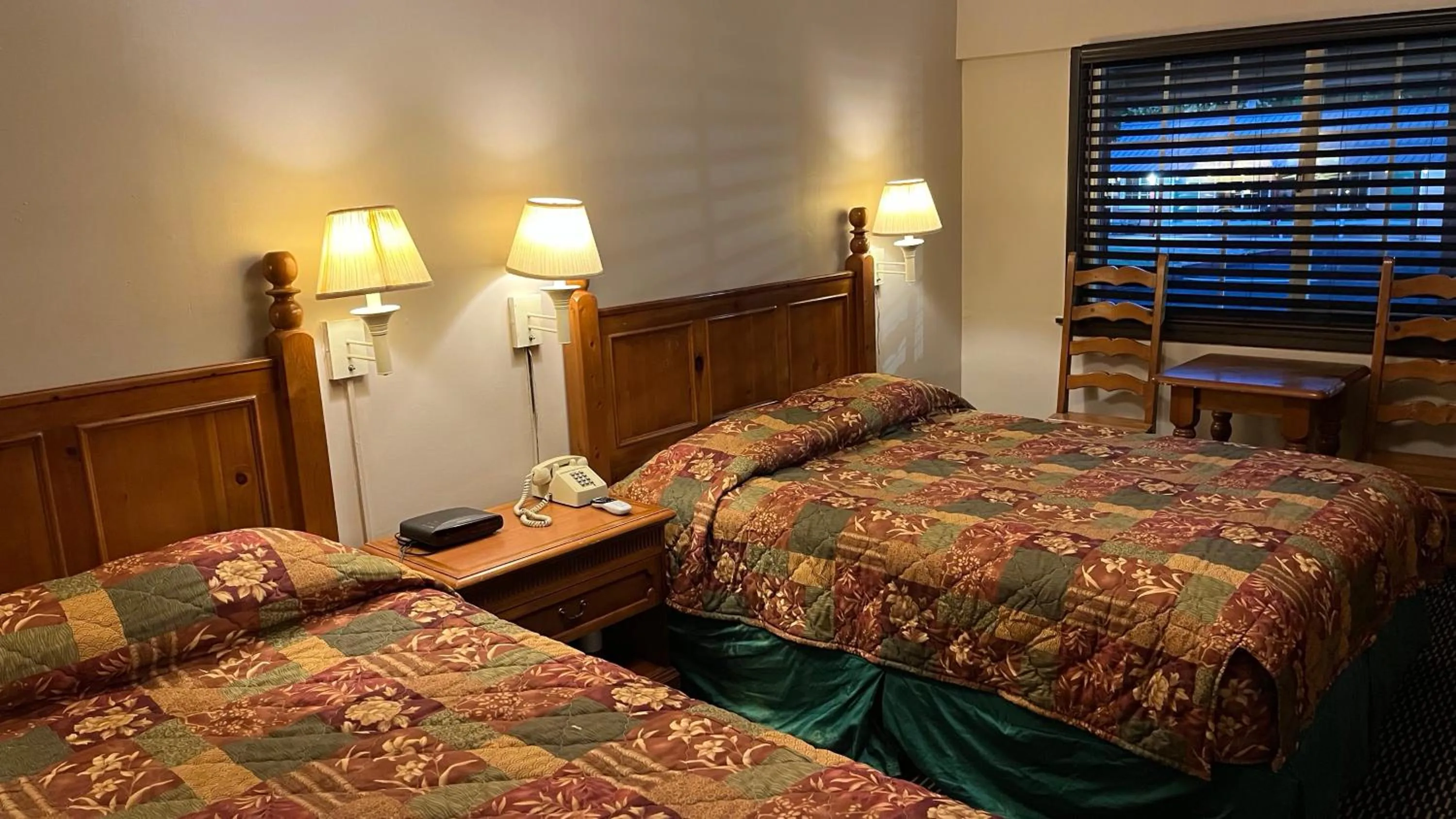 Bed in Jumping Frog Motel