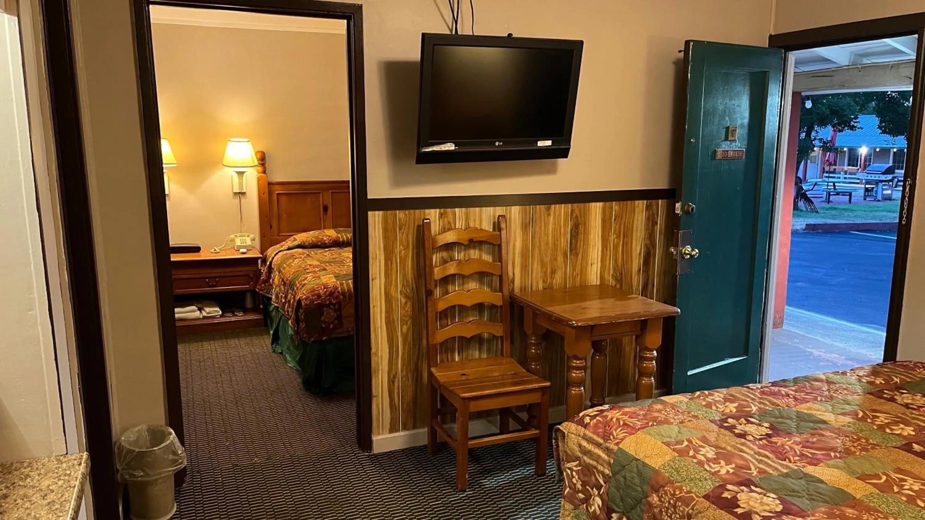 Bed in Jumping Frog Motel