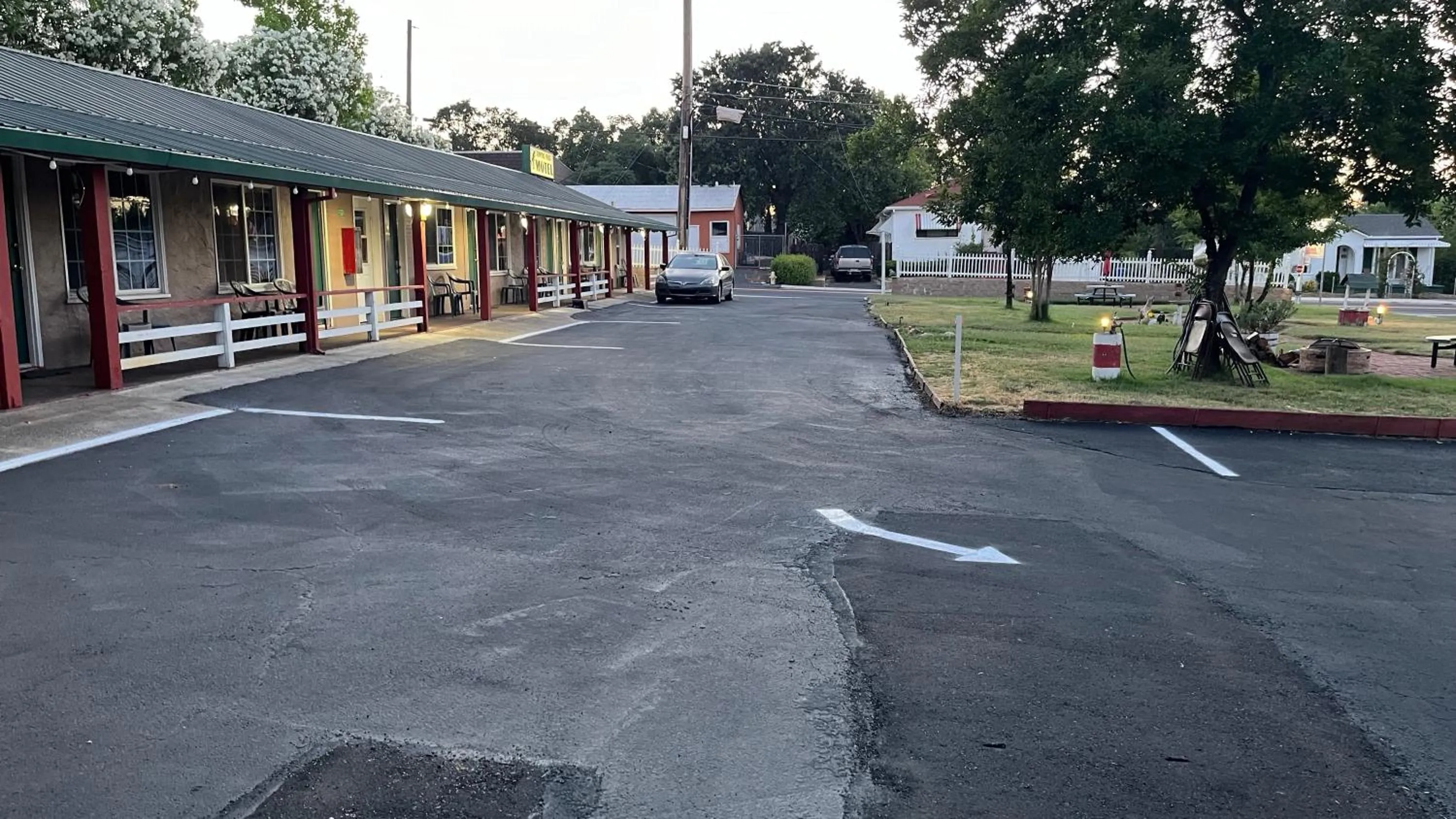 Property building in Jumping Frog Motel