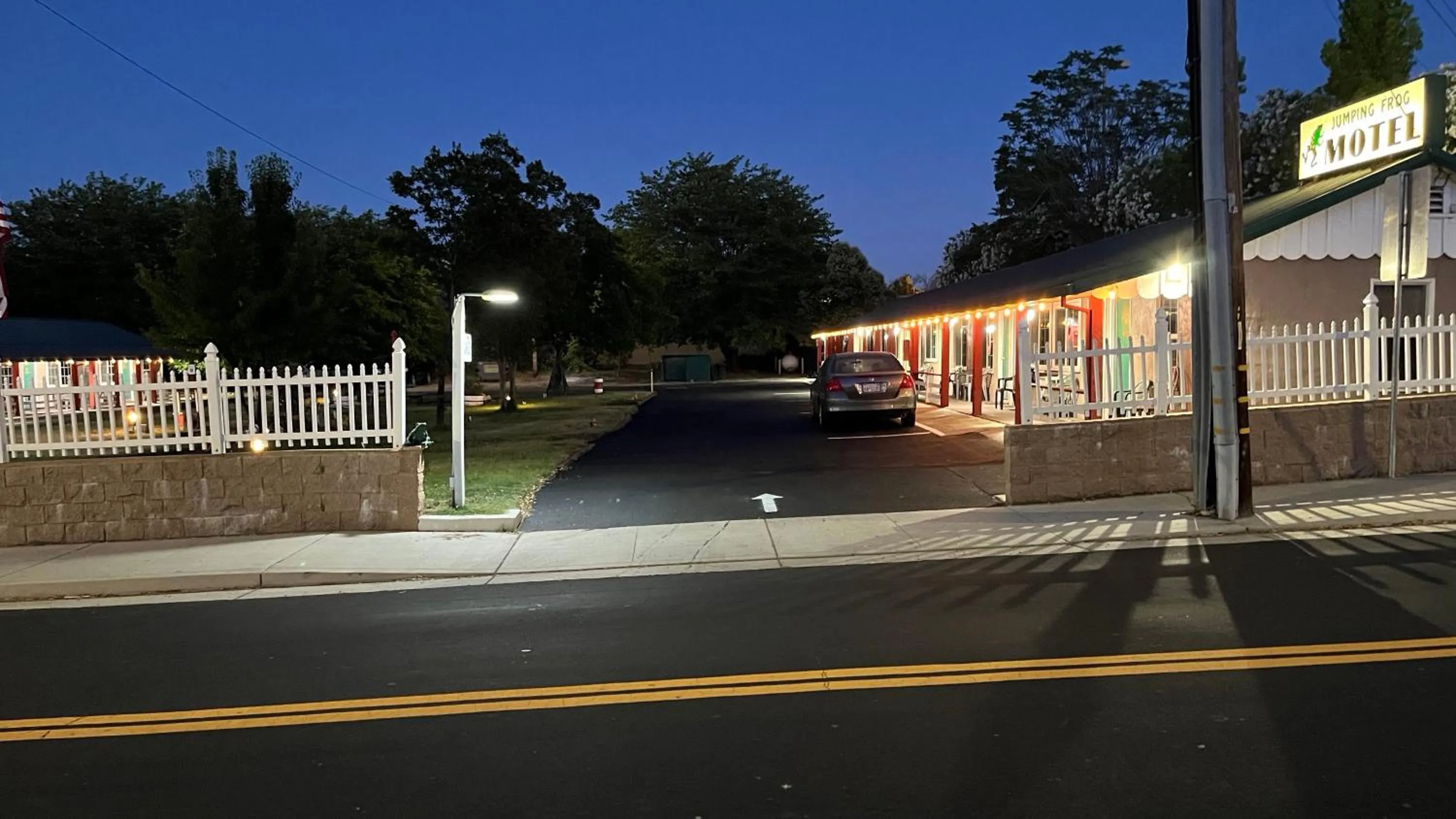 Property building in Jumping Frog Motel