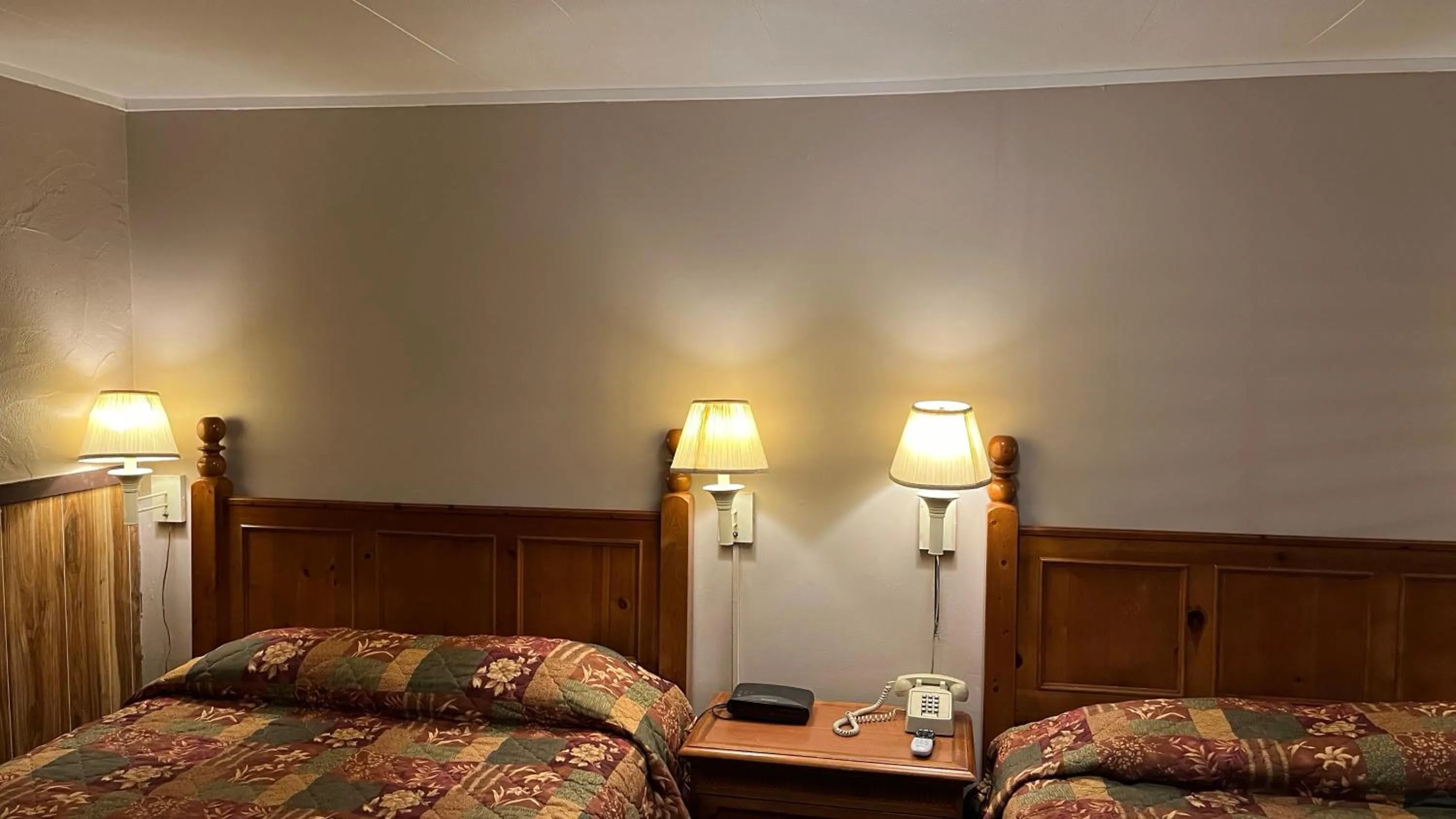 Bed in Jumping Frog Motel