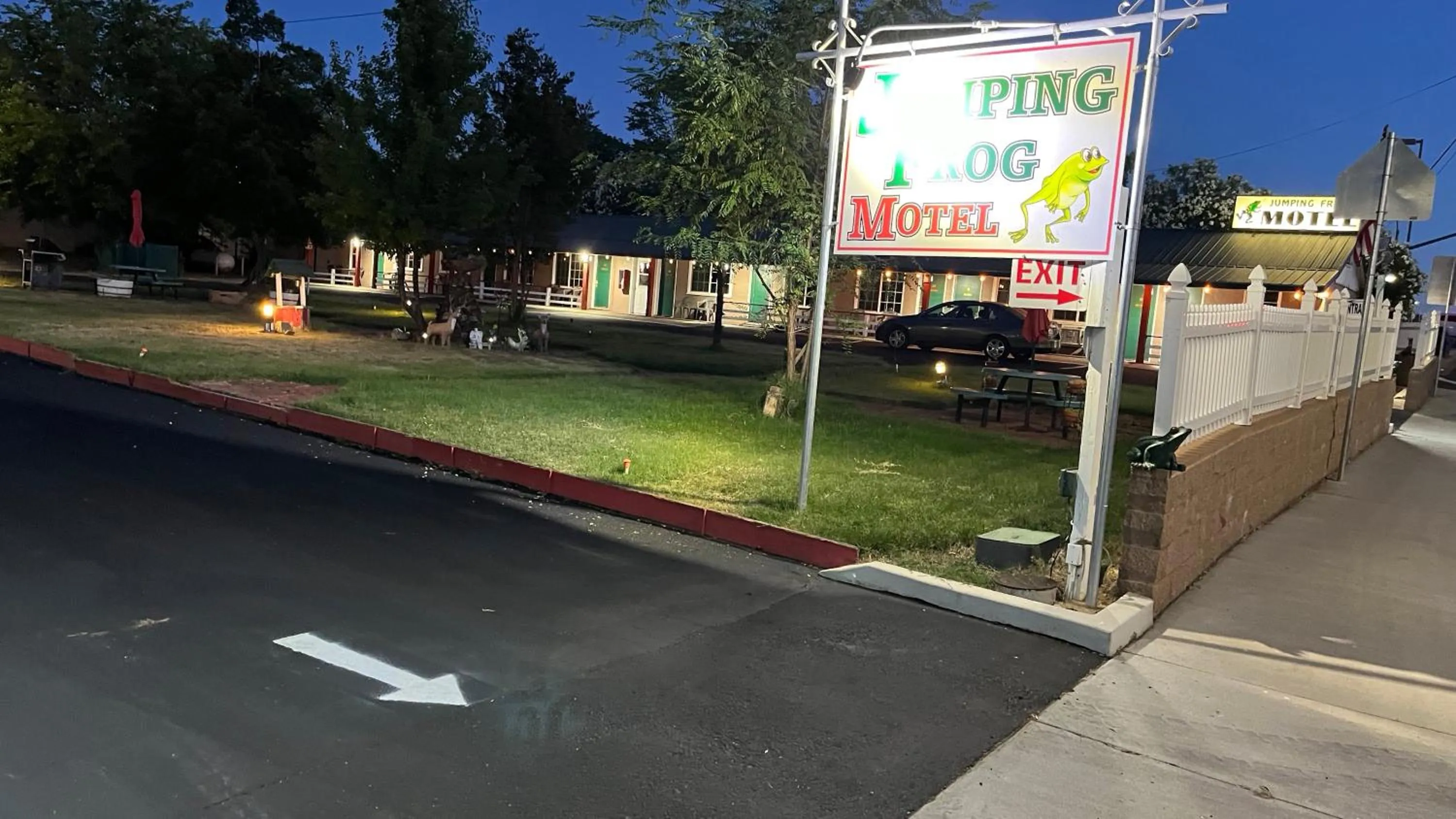 Property building in Jumping Frog Motel