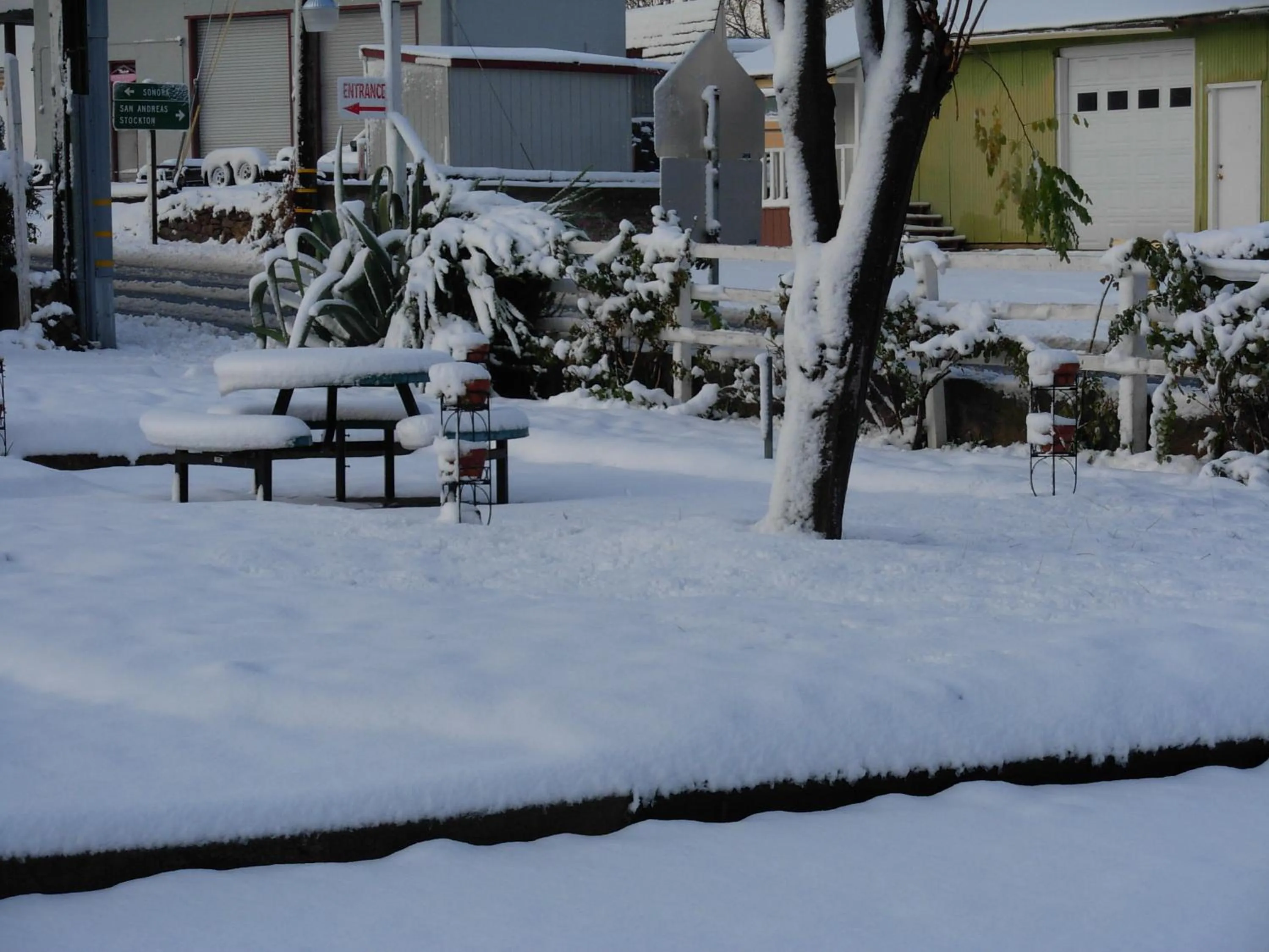 Winter in Jumping Frog Motel