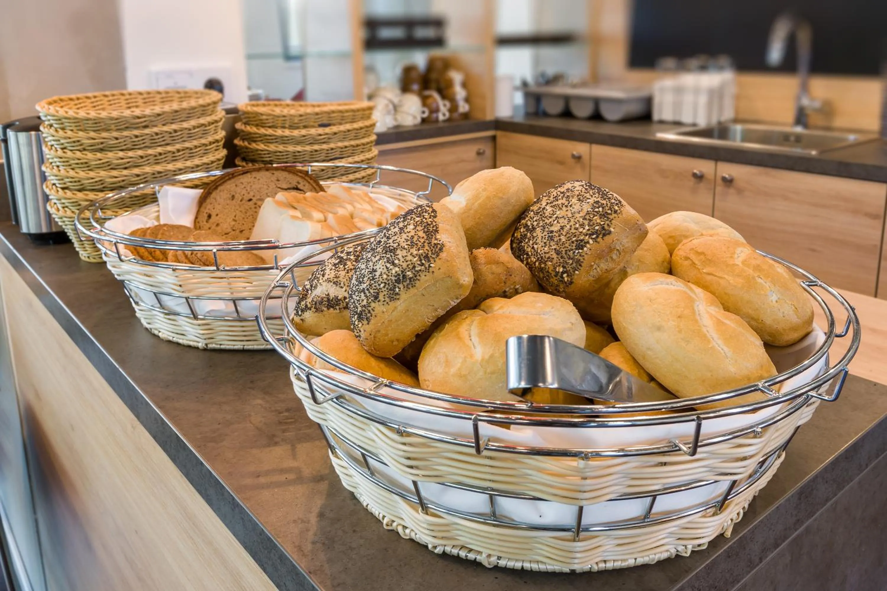 Buffet breakfast in Signature East Hotel Apartment