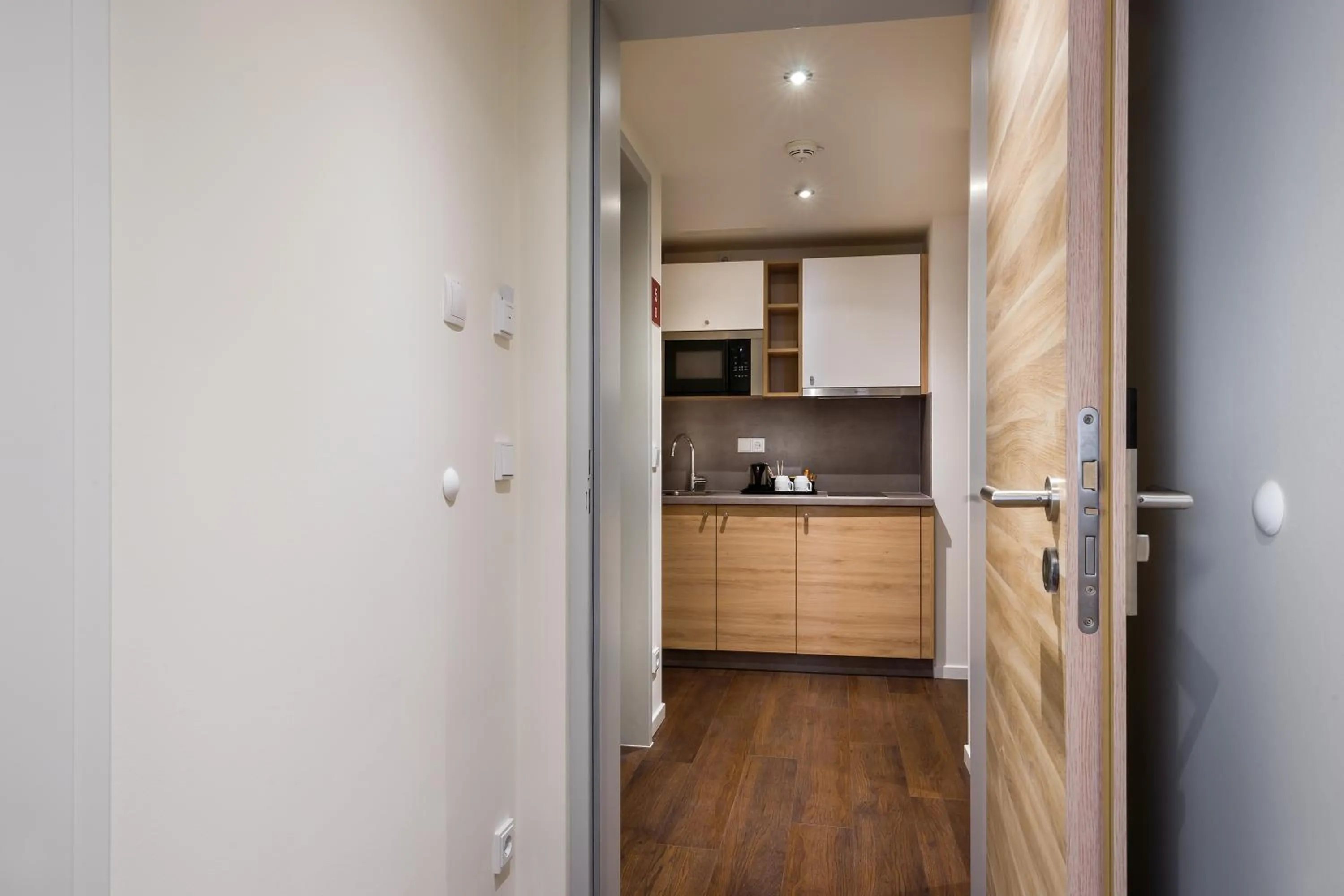 Kitchen or kitchenette in Signature East Hotel Apartment