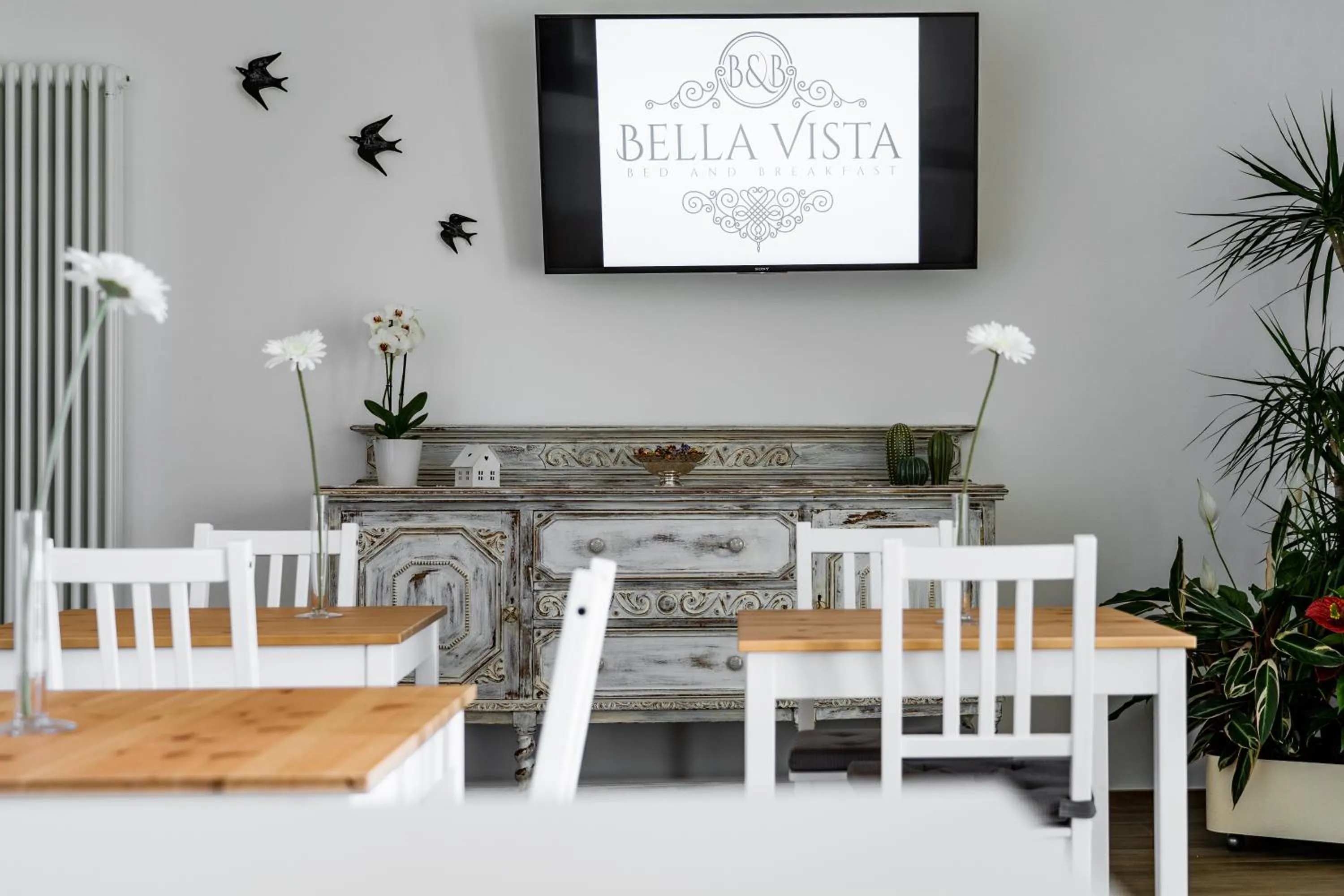 Communal lounge/ TV room in B&B Bellavista Gallipoli