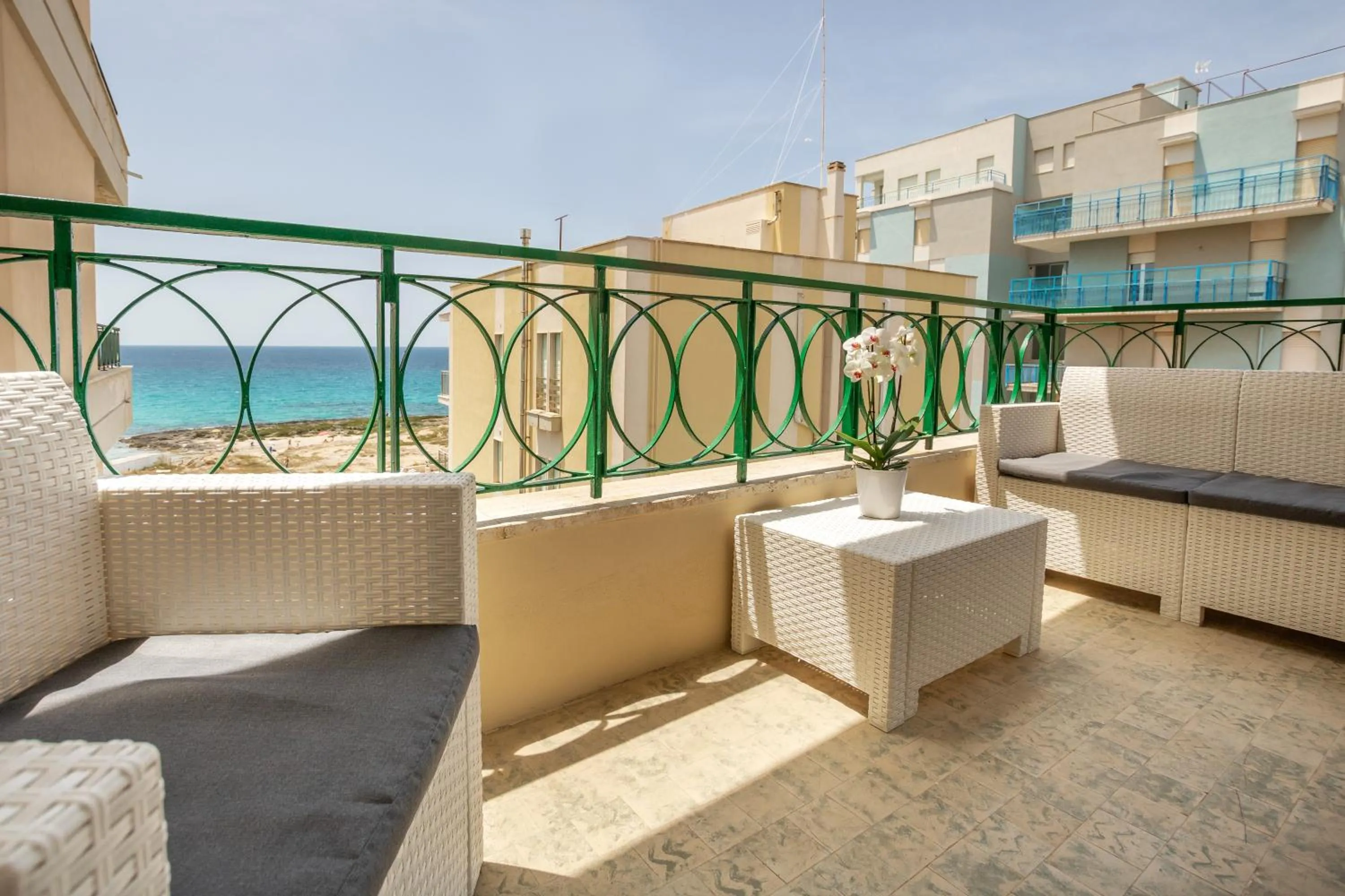 Balcony/Terrace in B&B Bellavista Gallipoli