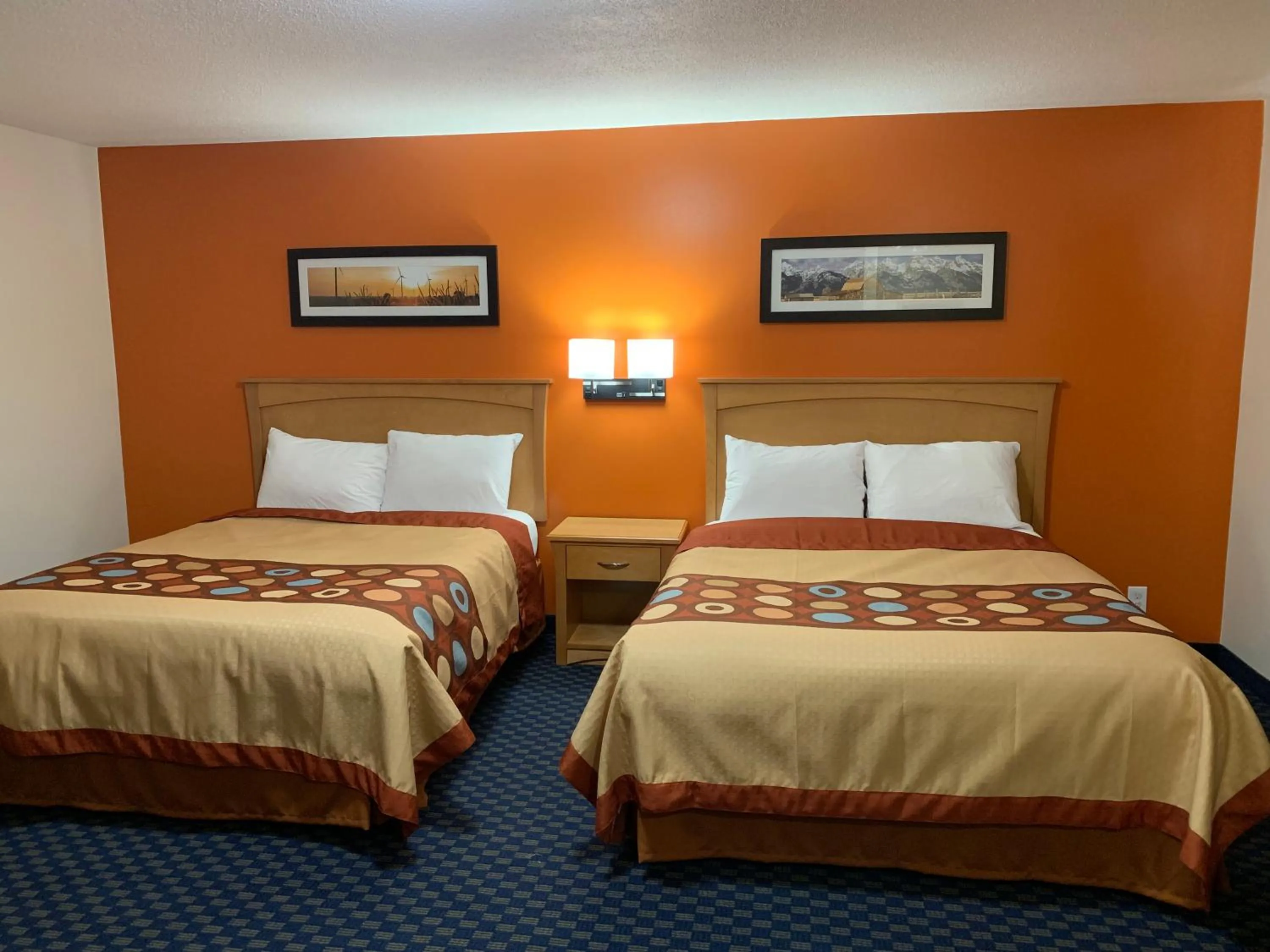 Bed in Westway Inn Motel