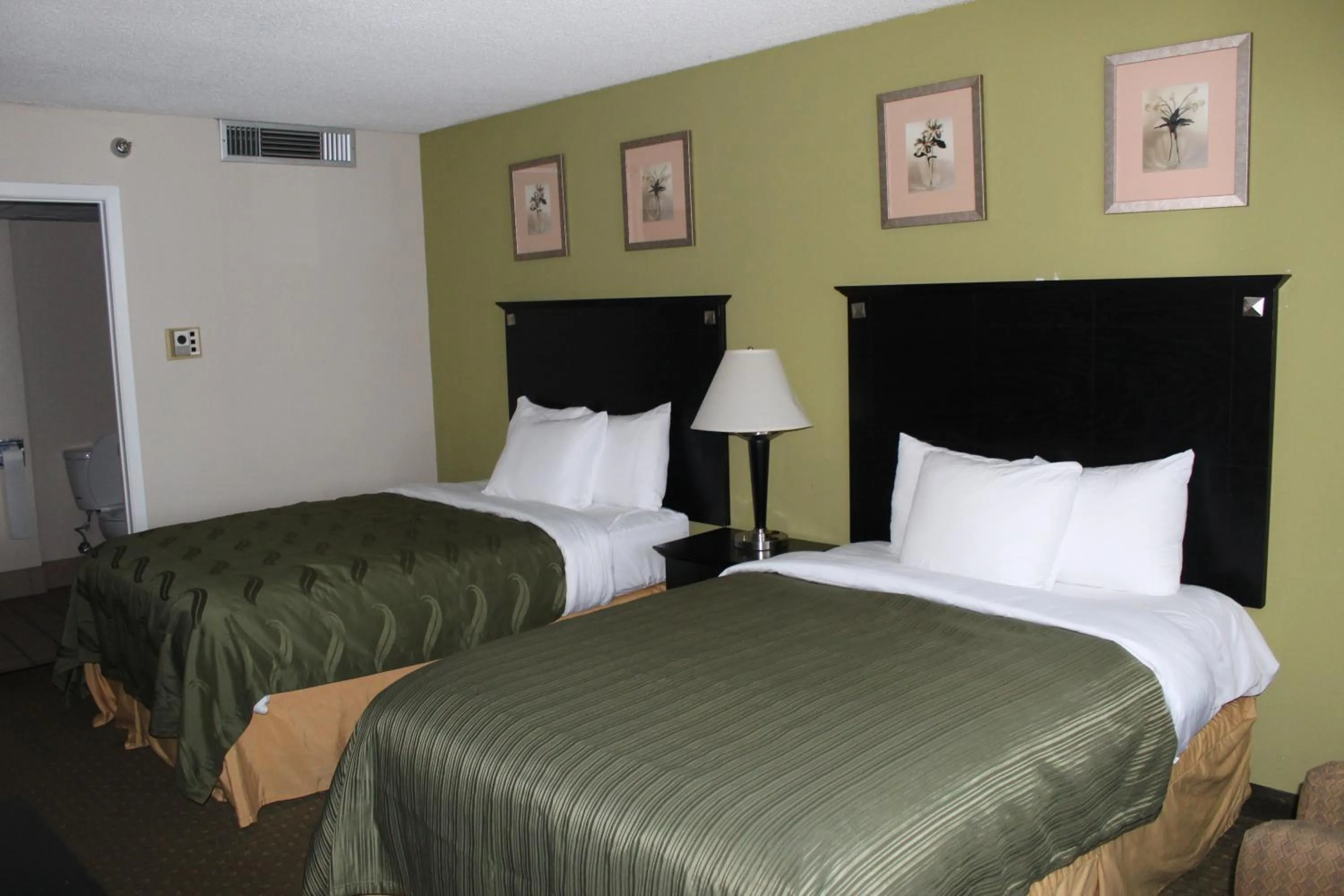 Bed in Quality Inn & Suites Moline - Quad Cities