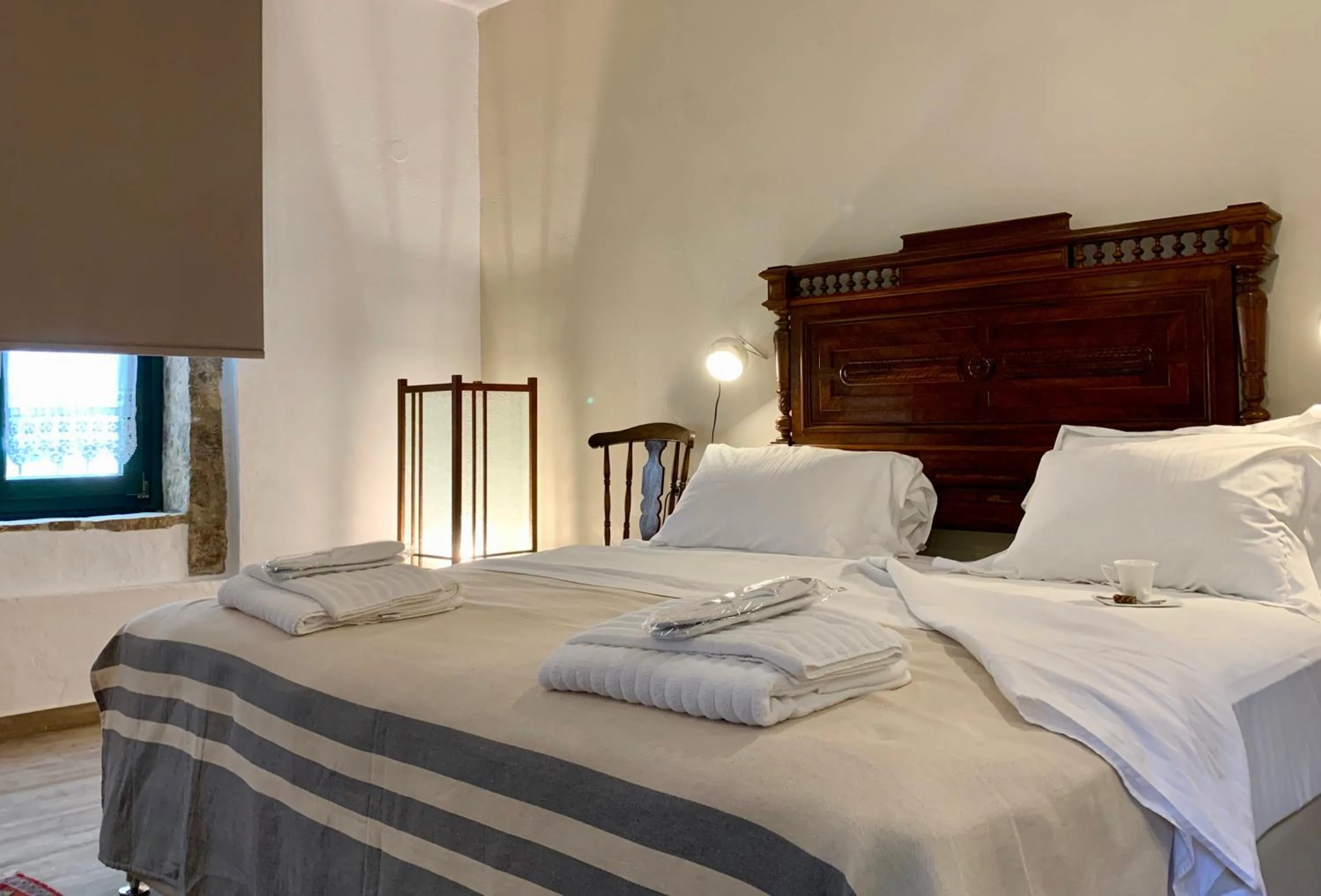 Bed in Villa Vager Mani Hotel