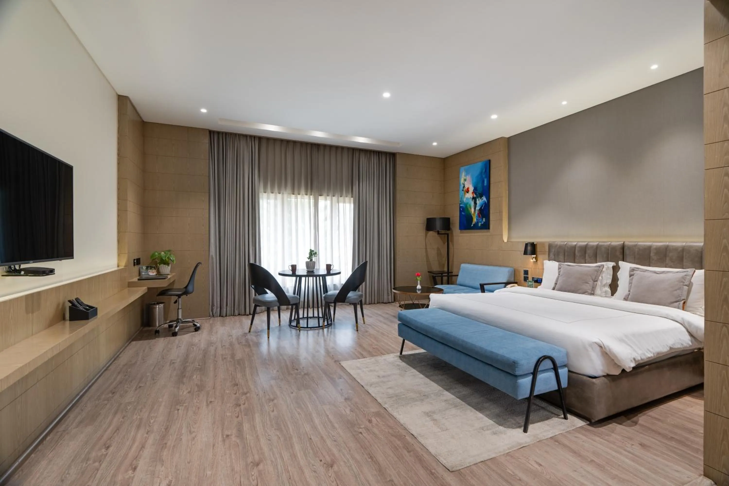 Bed in Goldfinch Retreat Bangalore