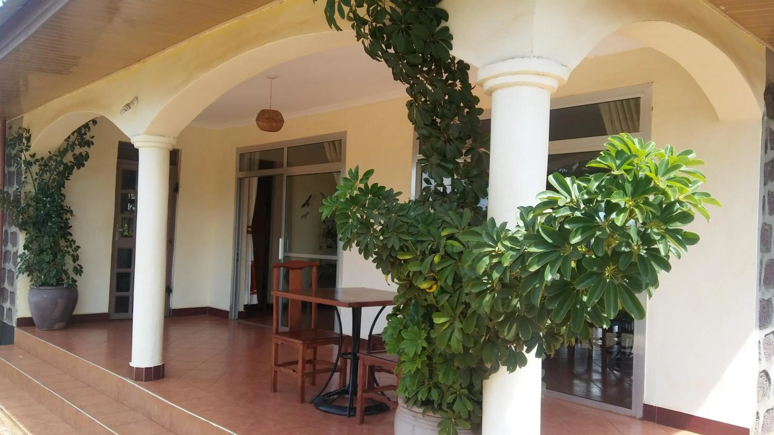 Balcony/Terrace in Maktau Mountain Lodge