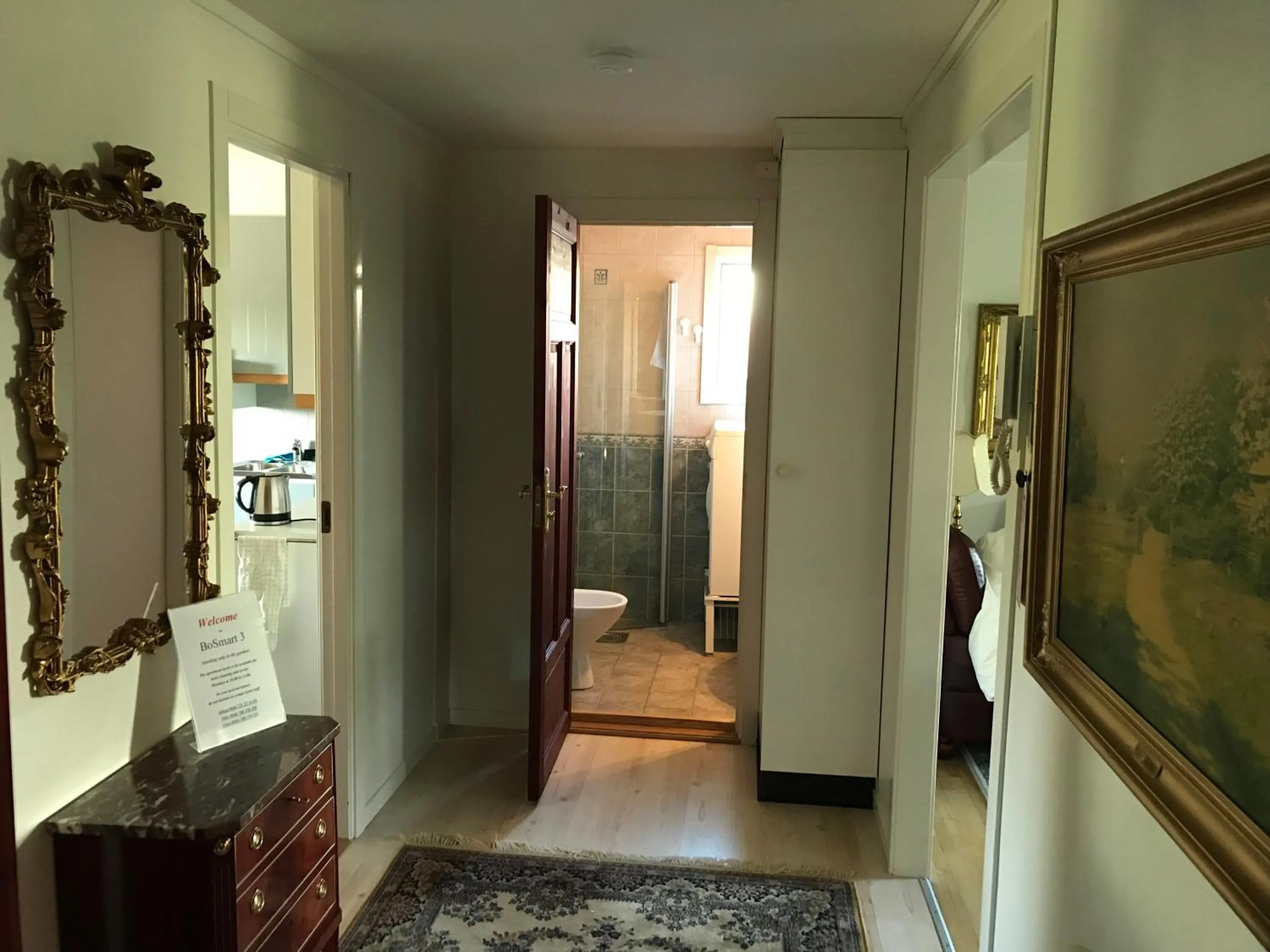 Shower in BoSmart Apartments