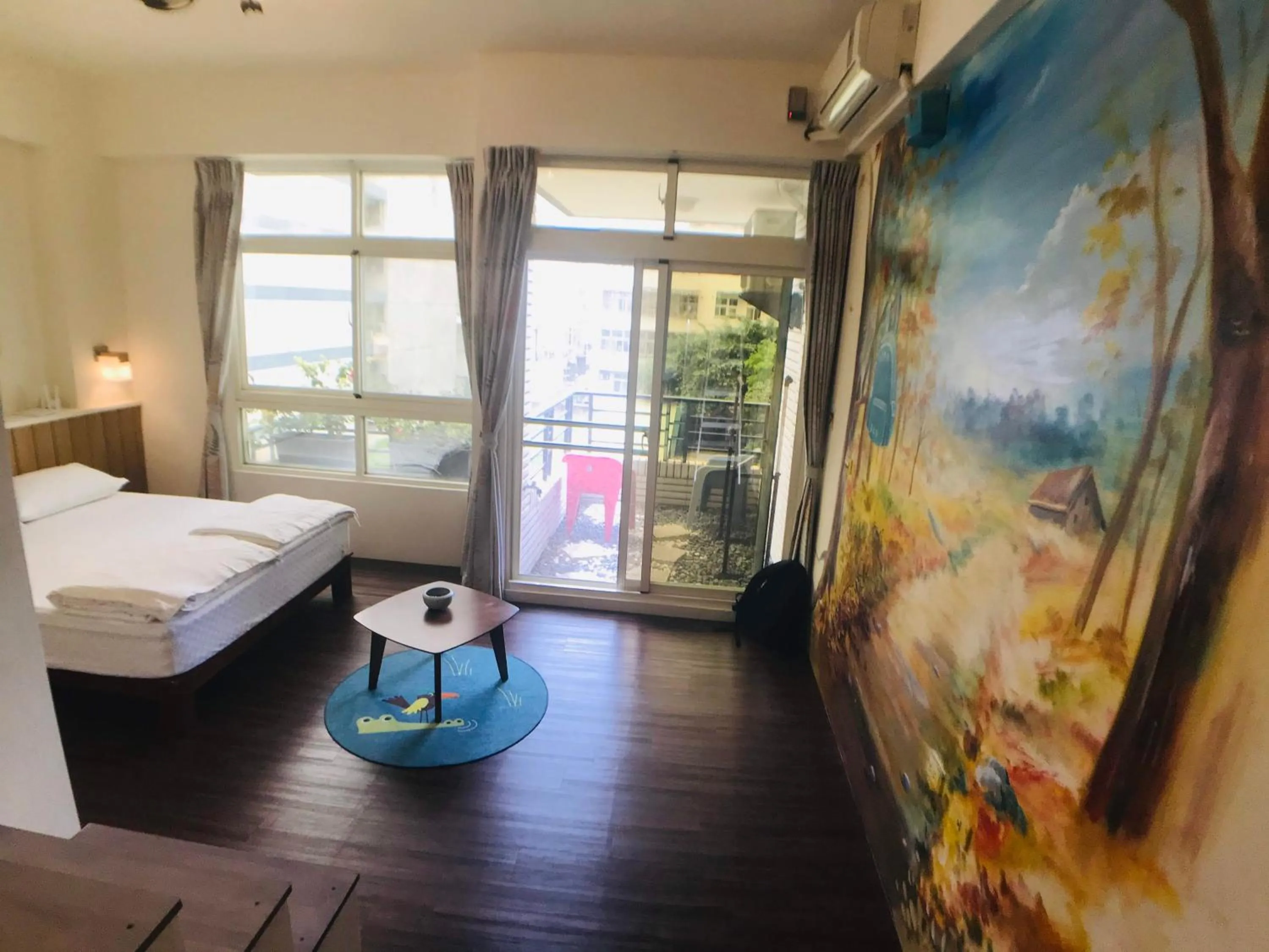 On site in Shining Forest Hostel