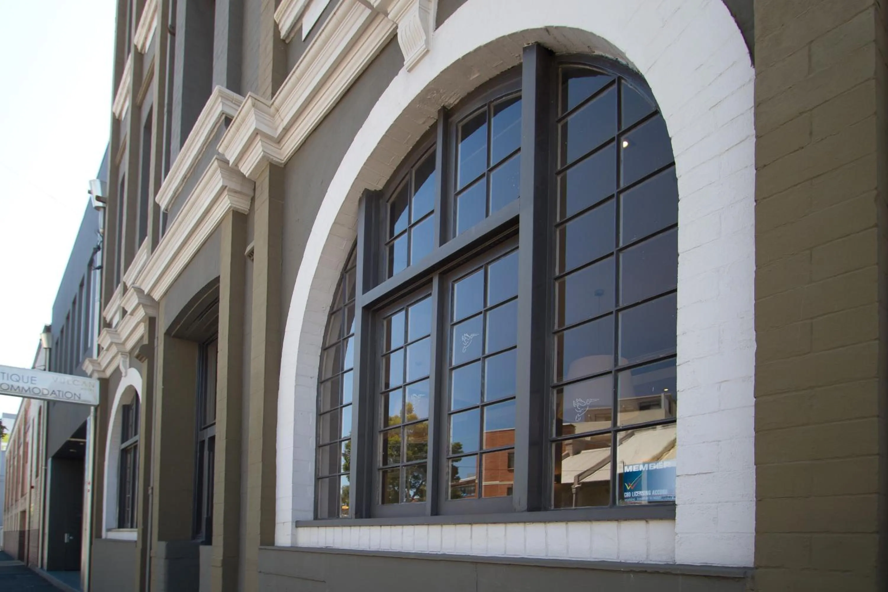 Facade/entrance in Vulcan Hotel Sydney