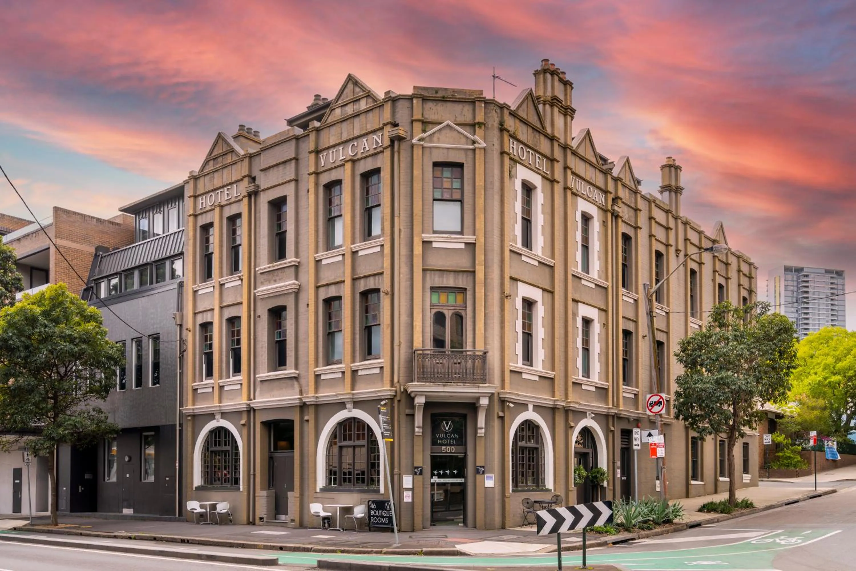 Property building in Vulcan Hotel Sydney