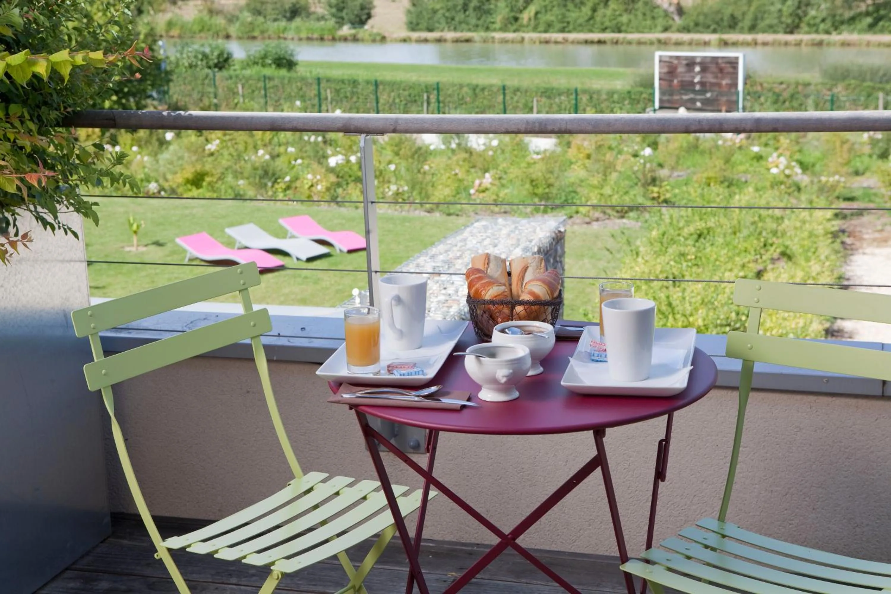 View (from property/room) in Logis Hôtel Terre de Loire