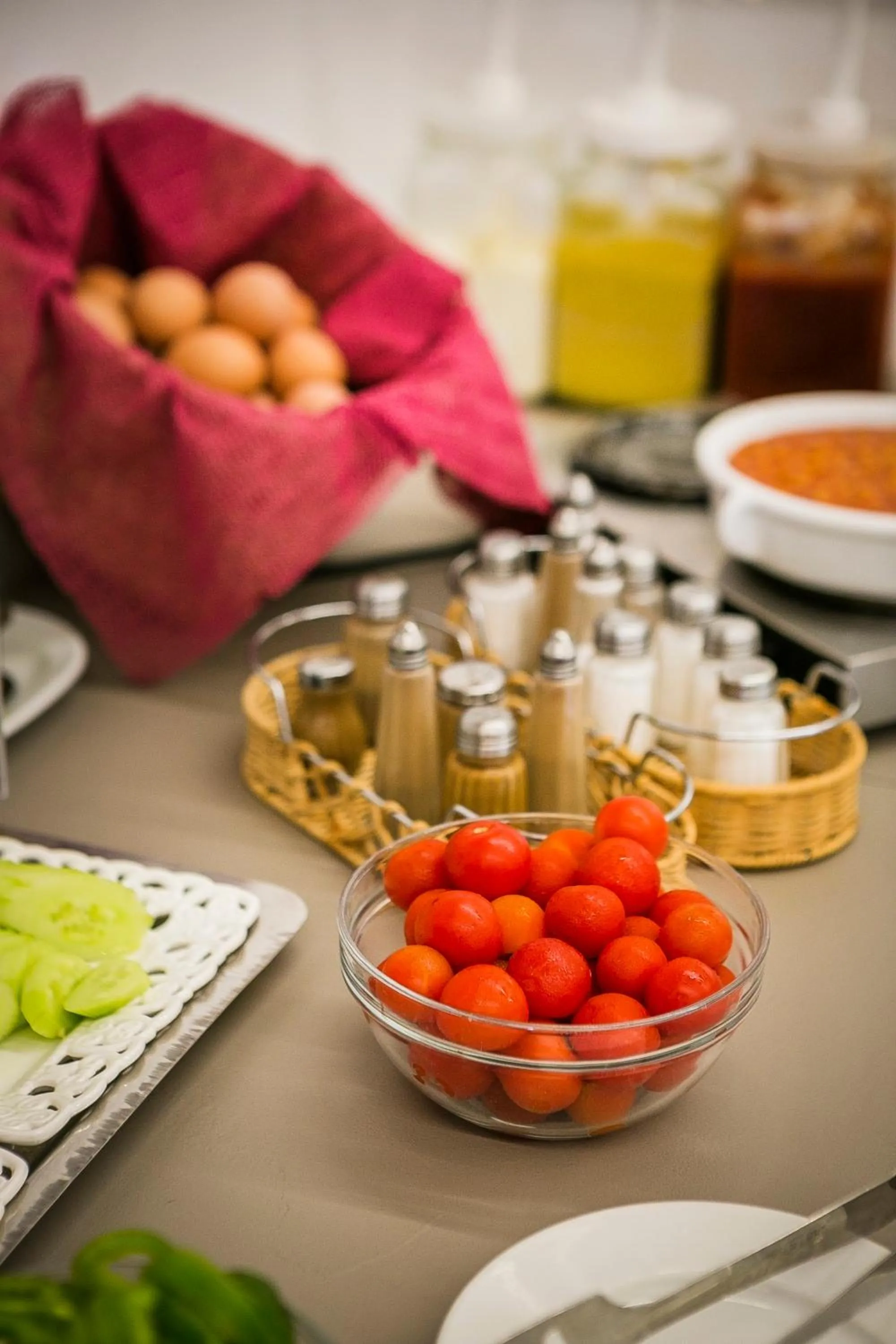 Food close-up in Lassi Hotel