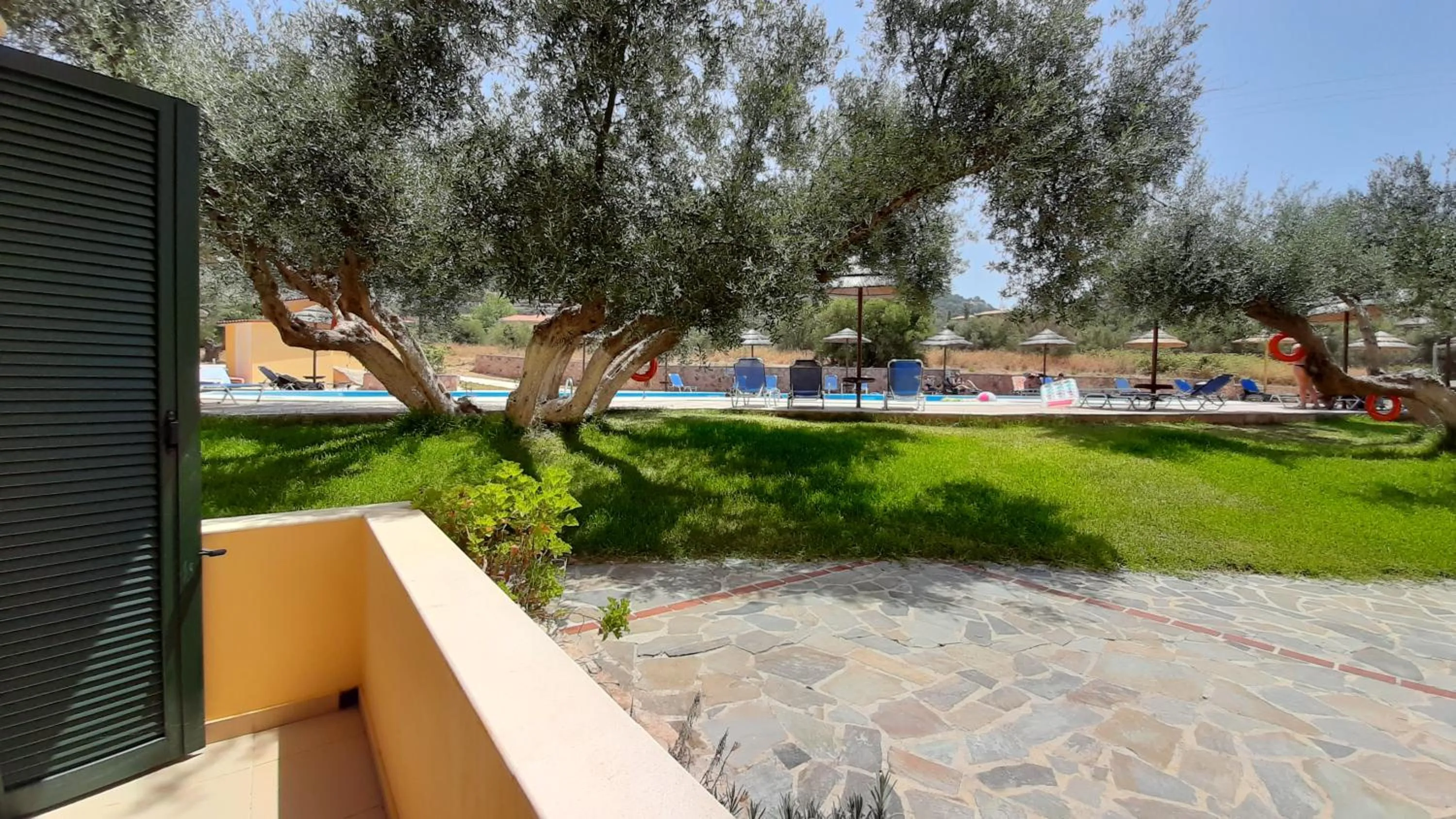 Garden view in Lassi Hotel