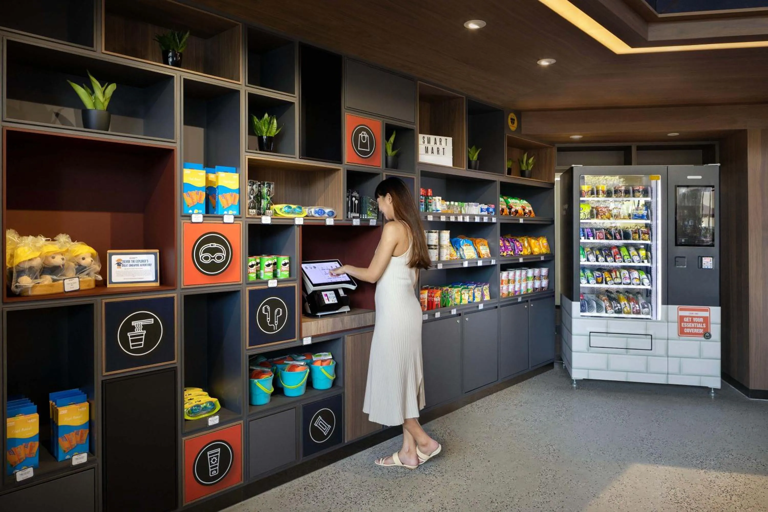 vending machine in Travelodge Harbourfront Singapore