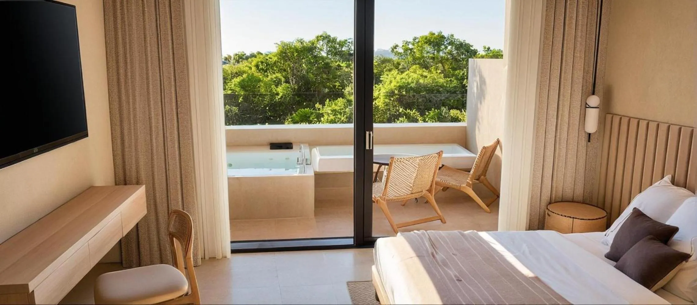 Hot Tub, Bed in Royal Hotel and Suites